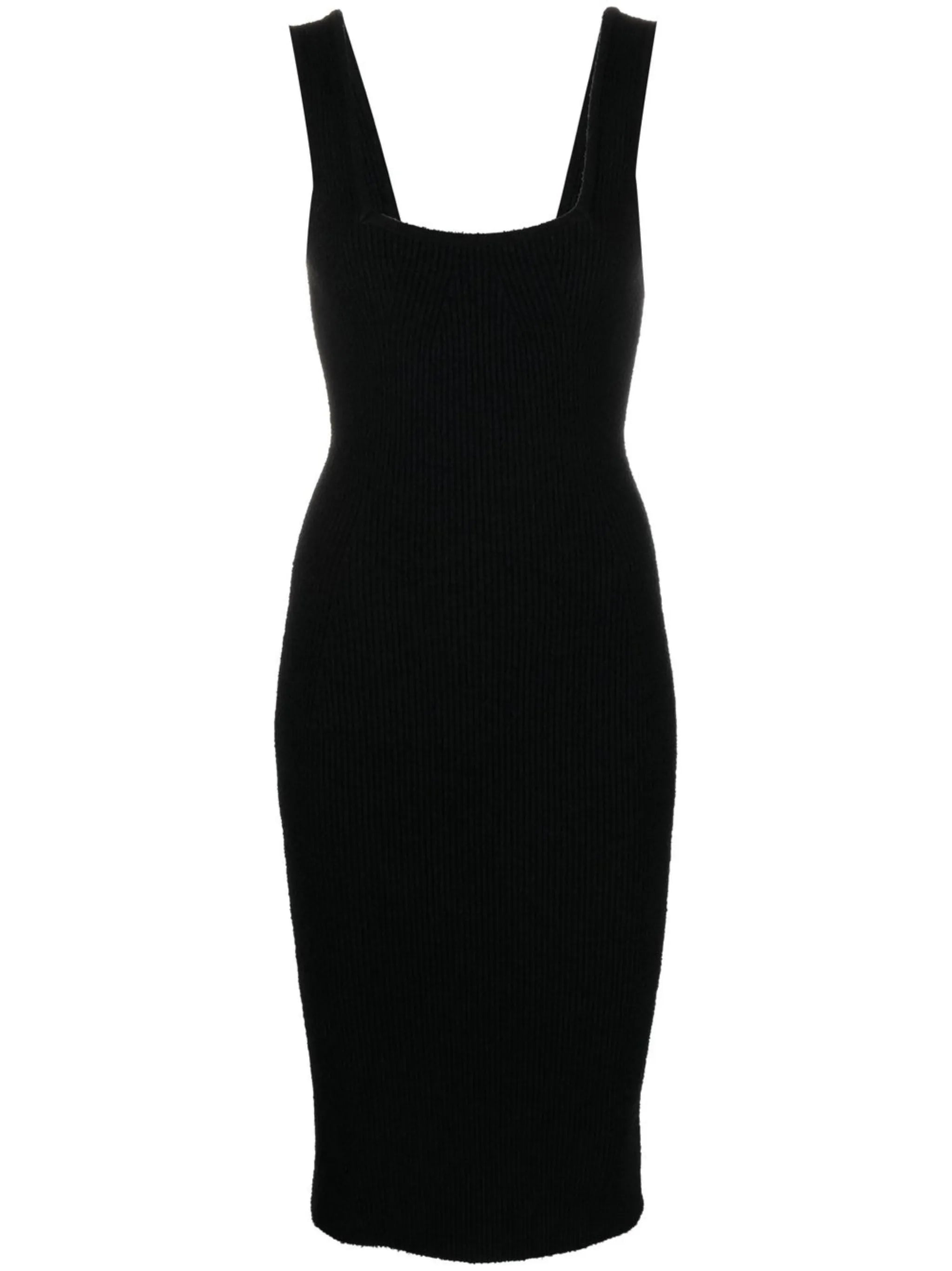 sleeveless midi dress