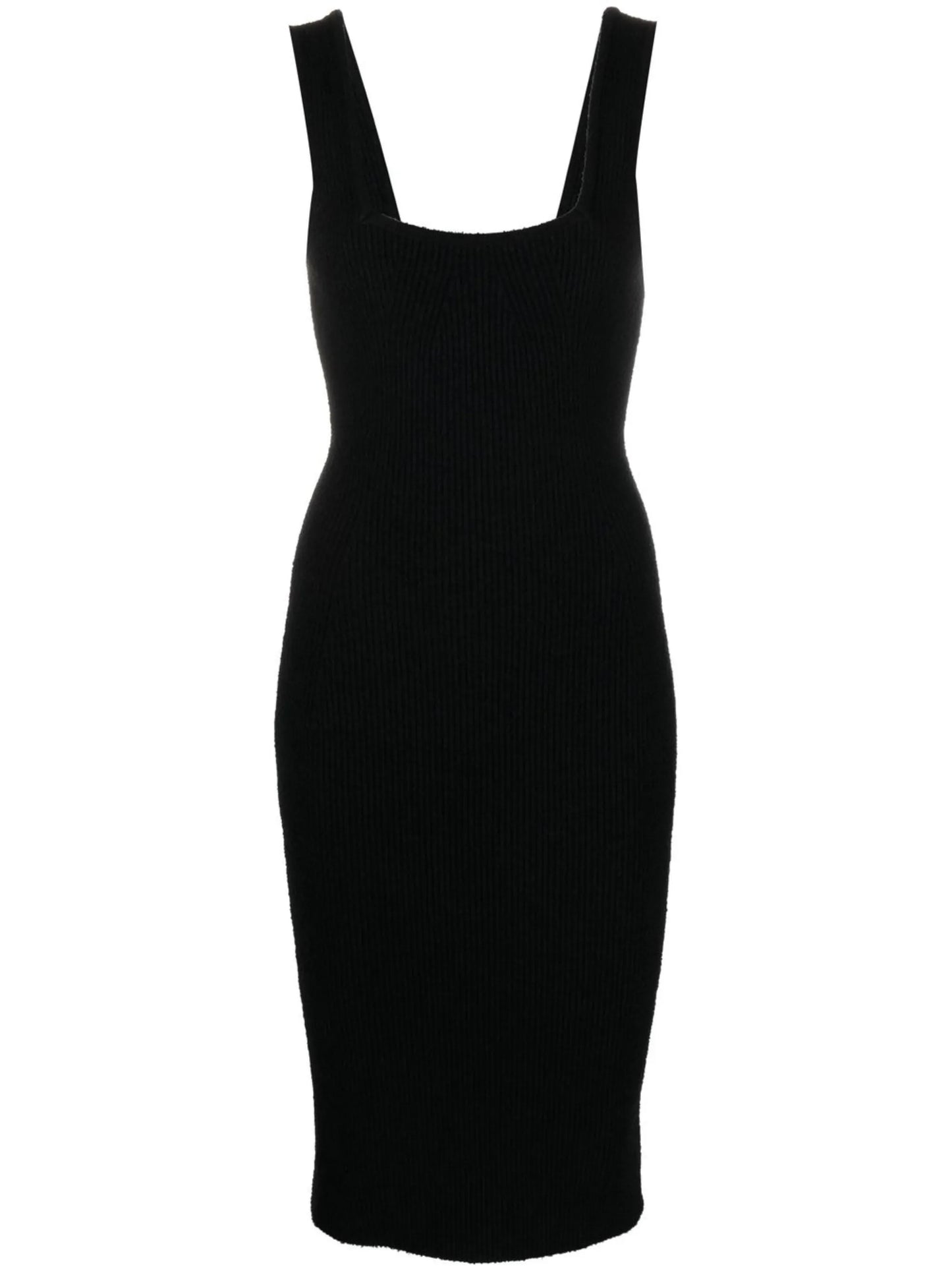 sleeveless midi dress