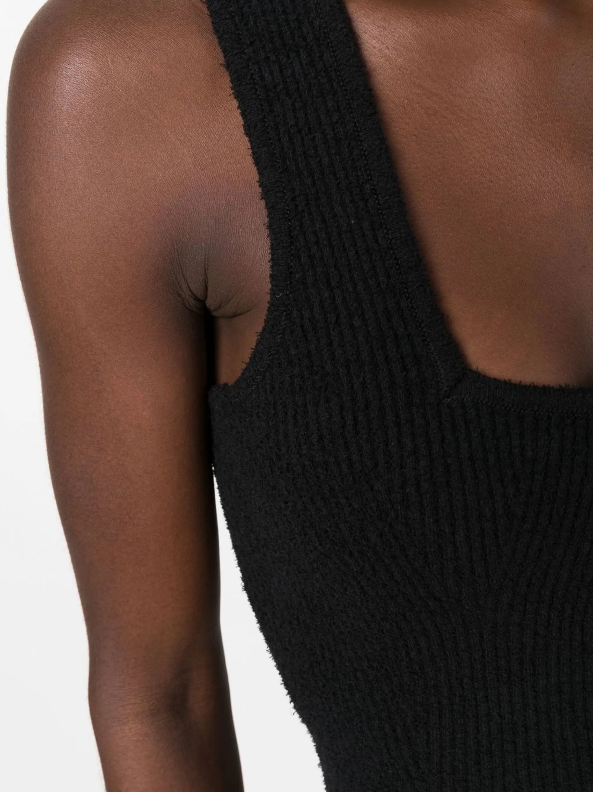 sleeveless midi dress