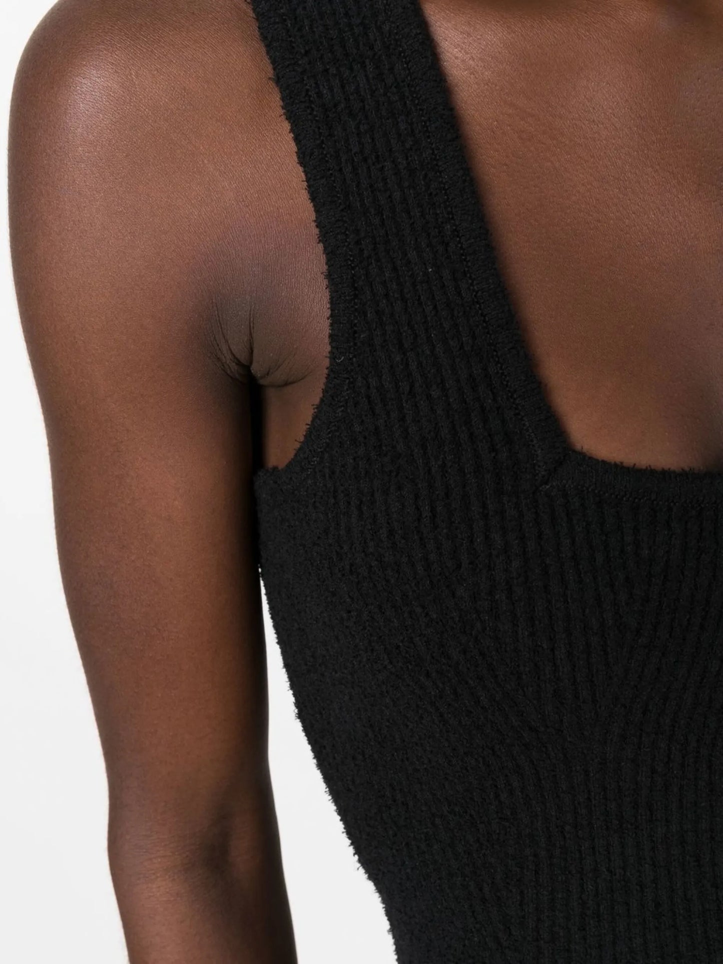 sleeveless midi dress