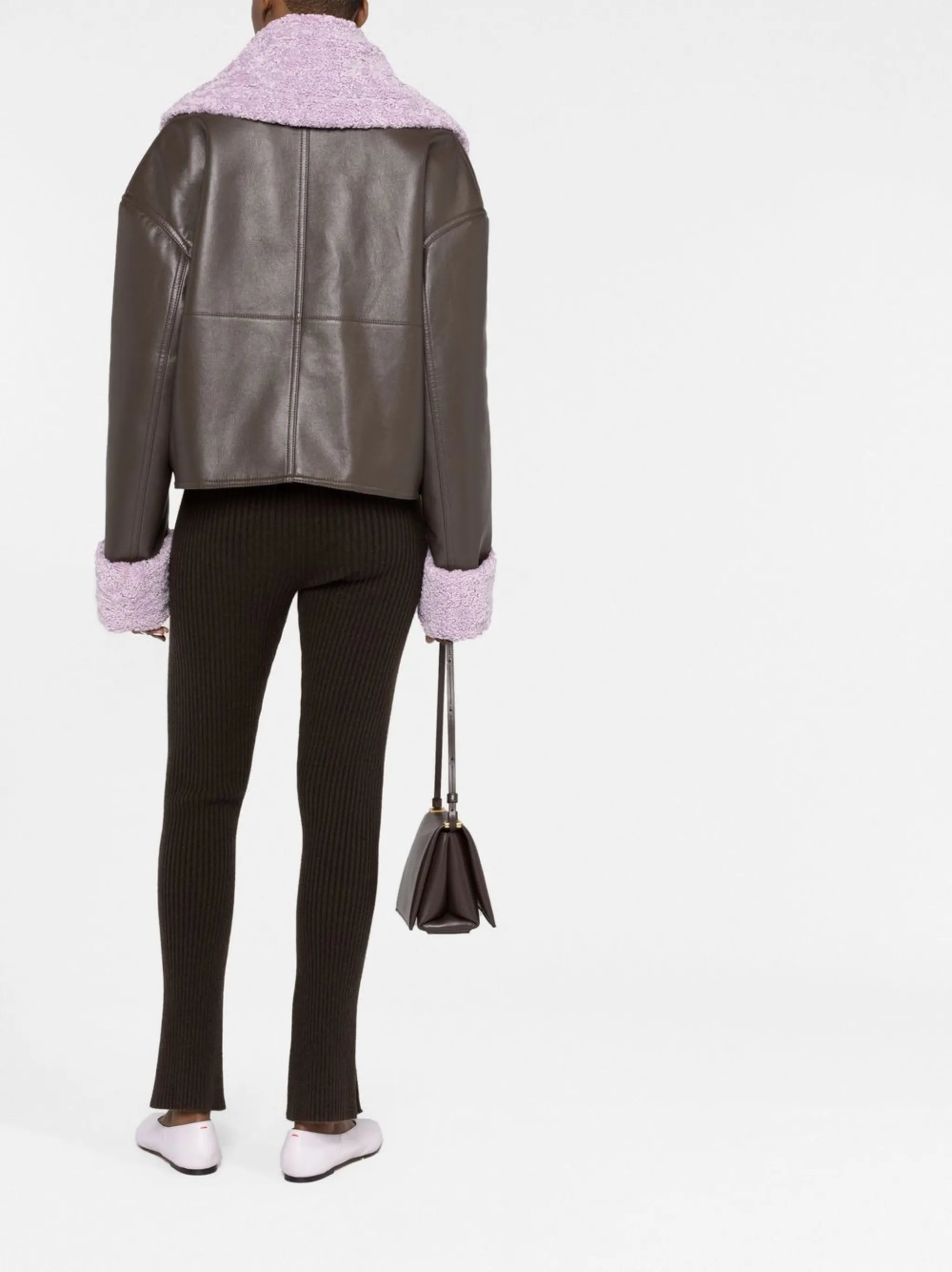 Verona faux-leather jacket