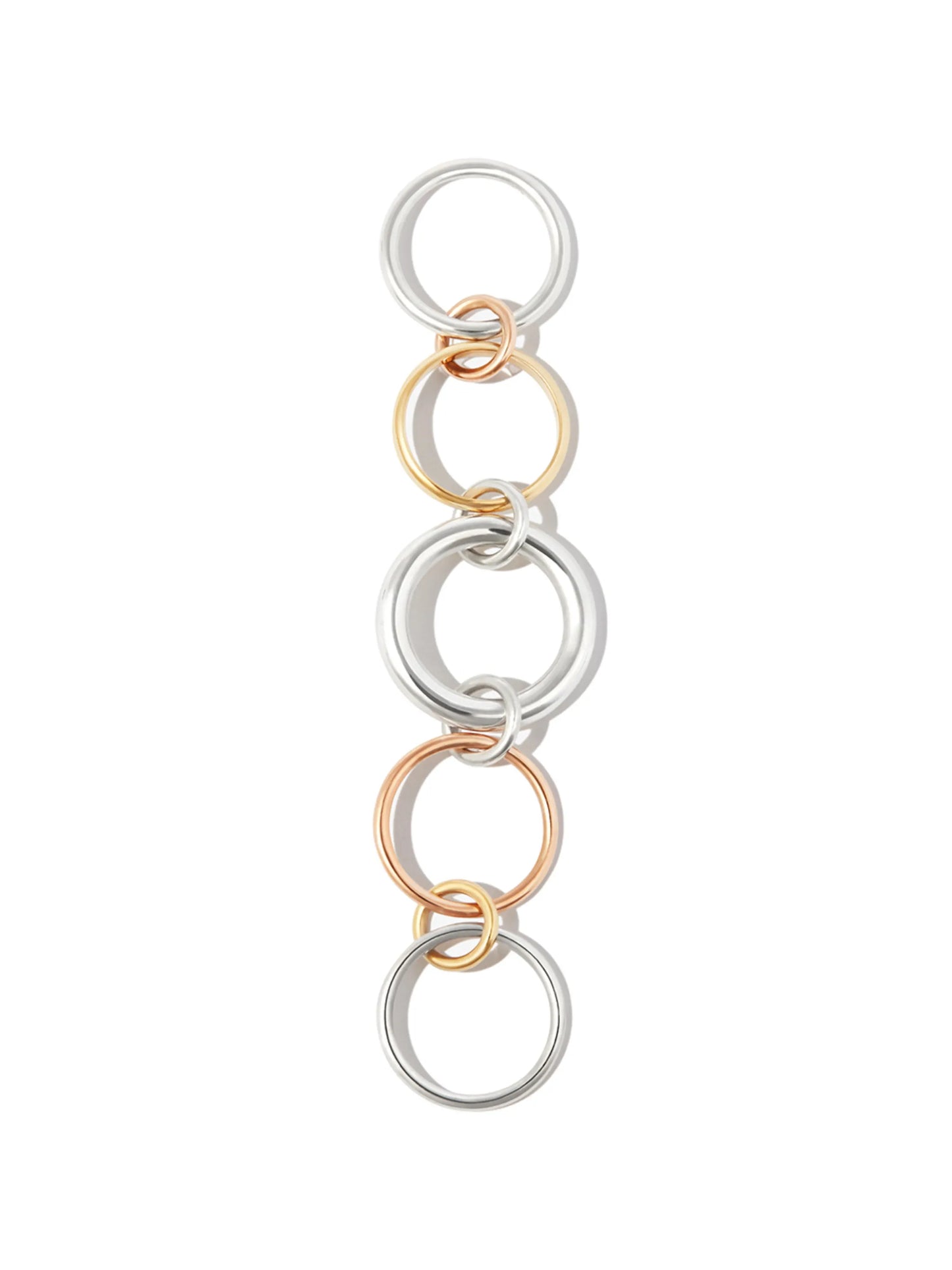 18kt yellow gold and sterling silver Leo ring