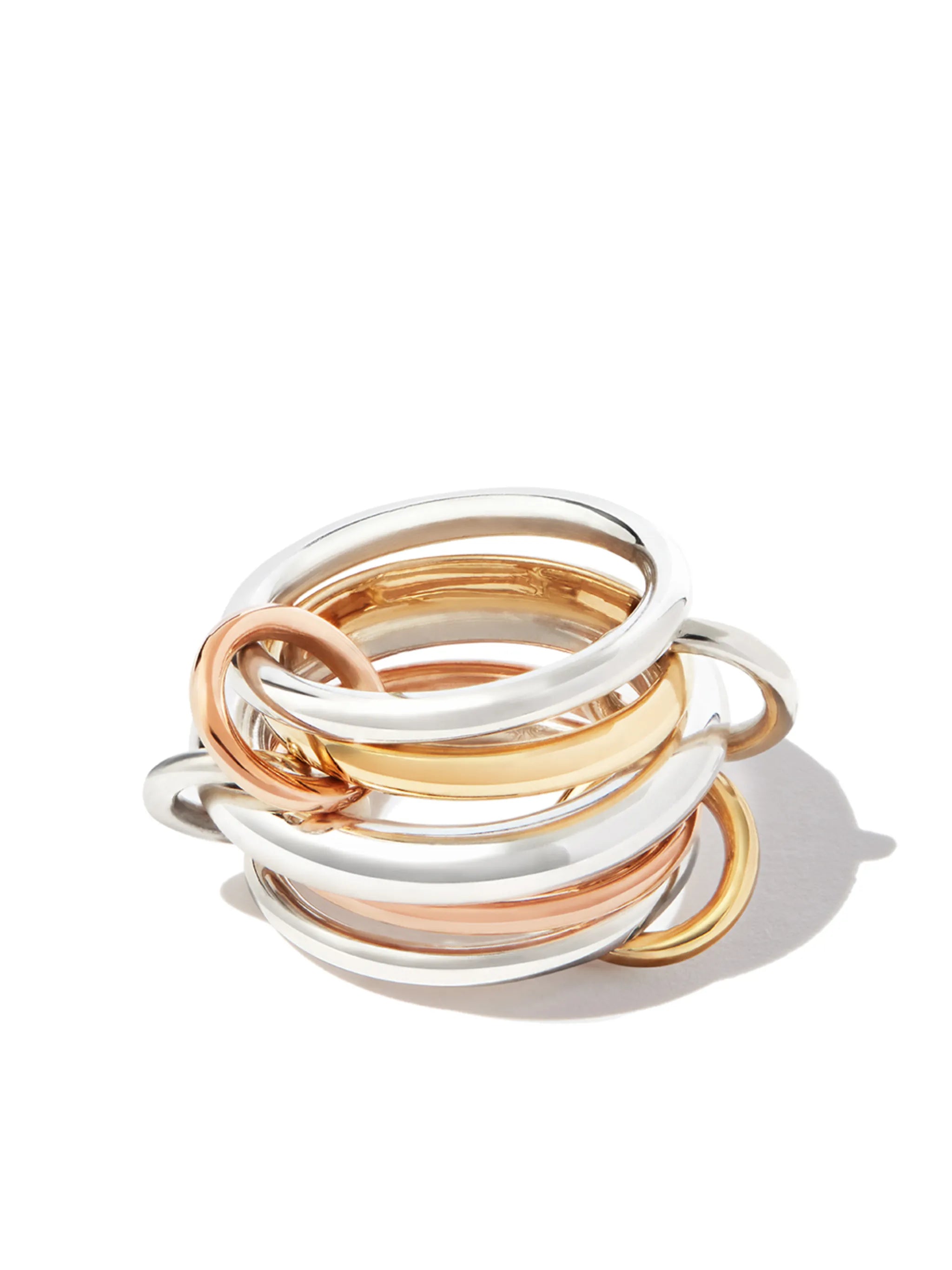 18kt yellow gold and sterling silver Leo ring