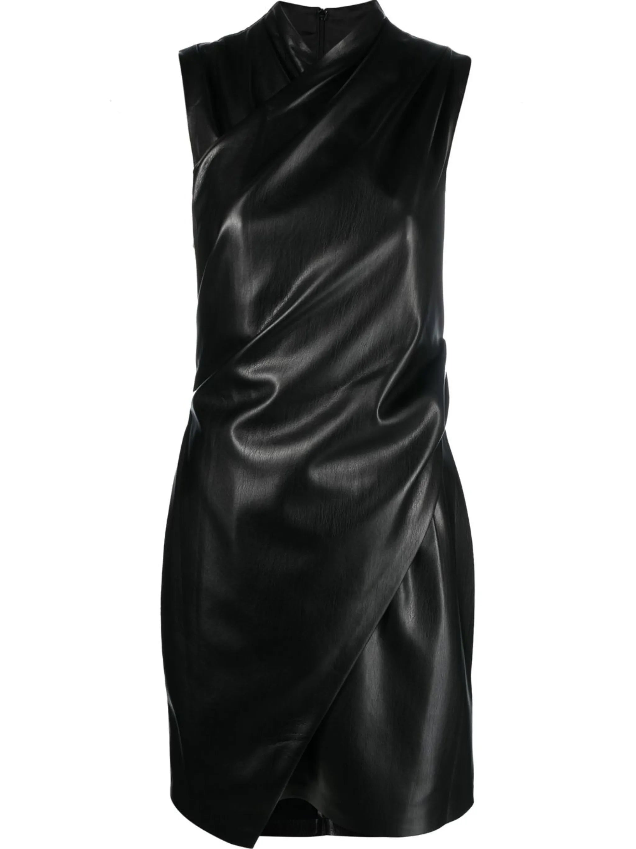 Melba wrap mini dress