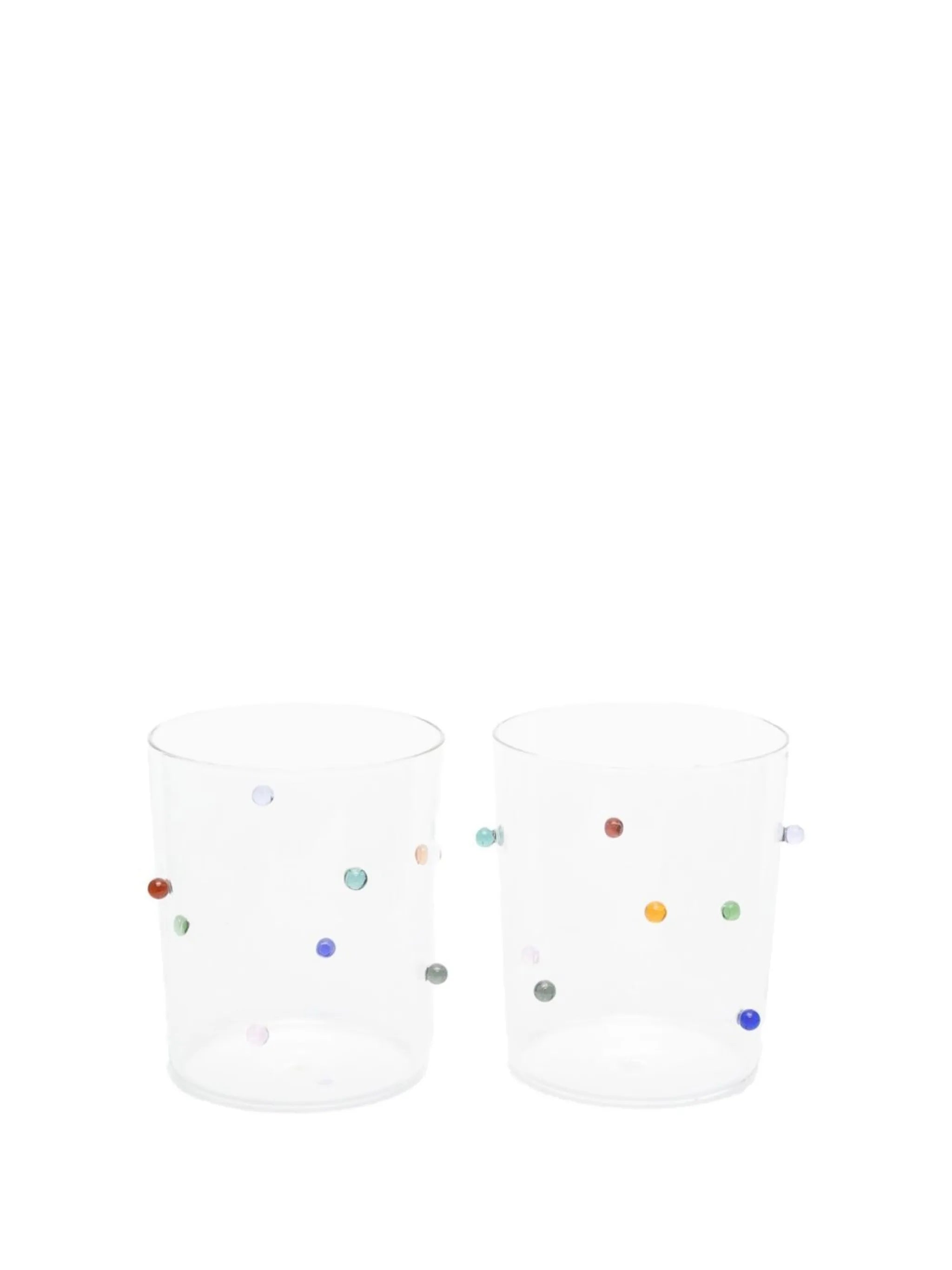 set-of-two Pomponette painted goblets