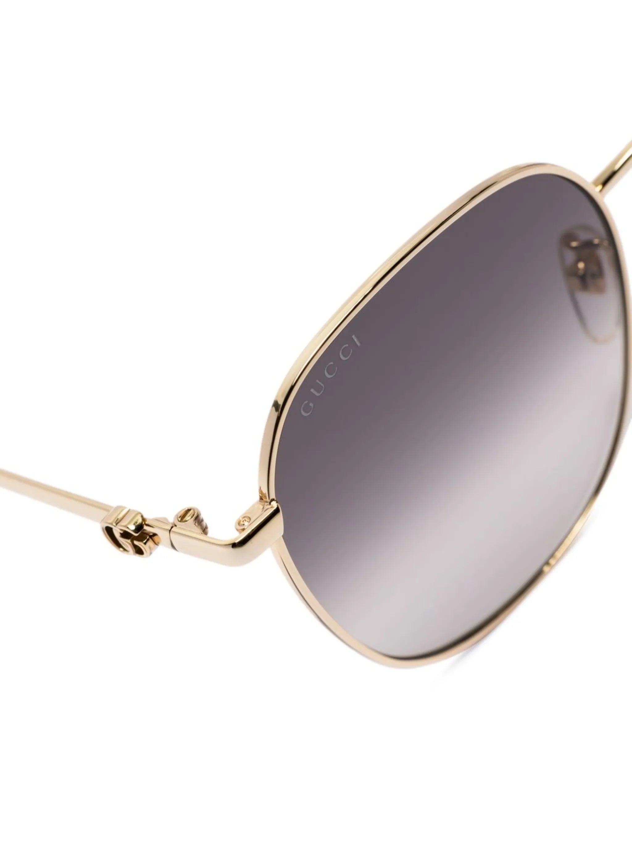 round-frame gradient sunglasses