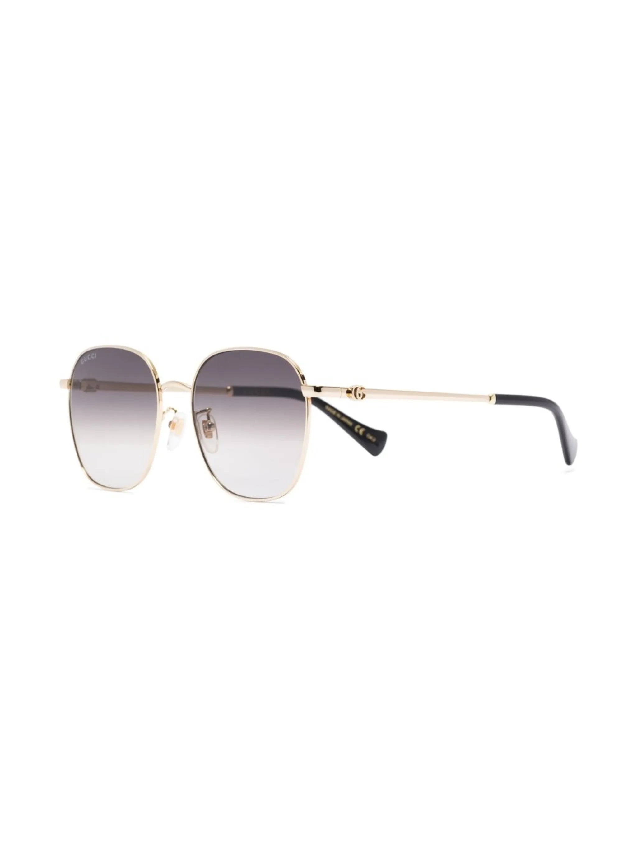 round-frame gradient sunglasses