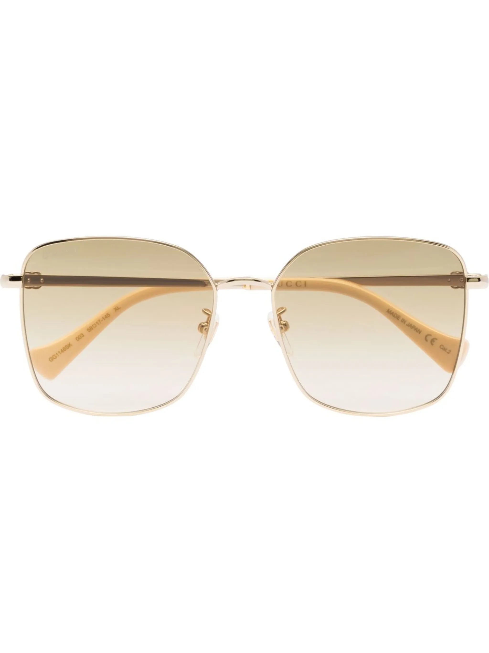 oversized square frame sunglasses