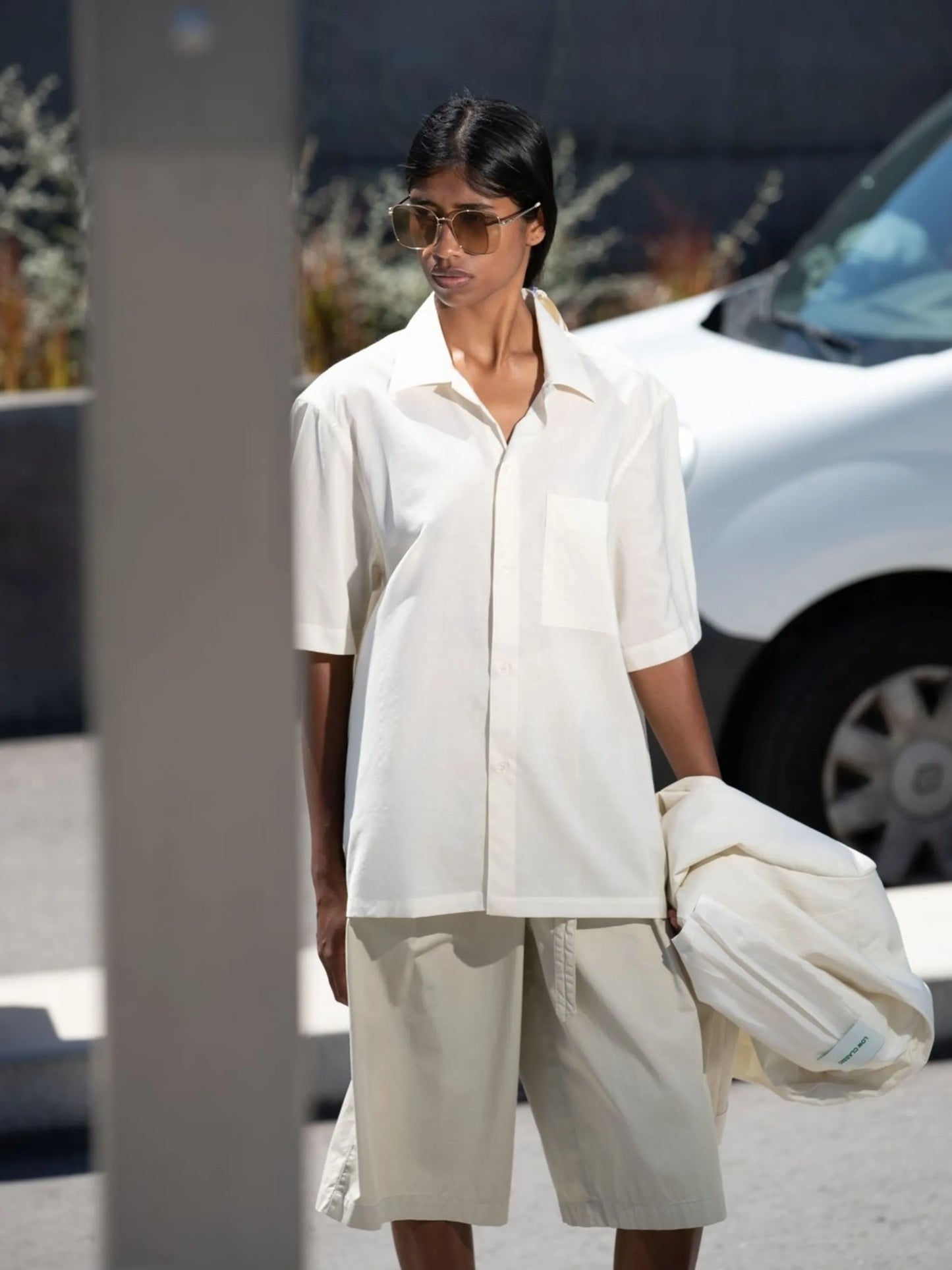 oversized square frame sunglasses