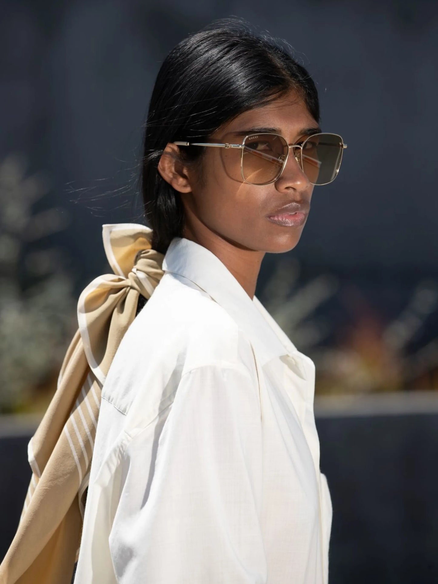 oversized square frame sunglasses