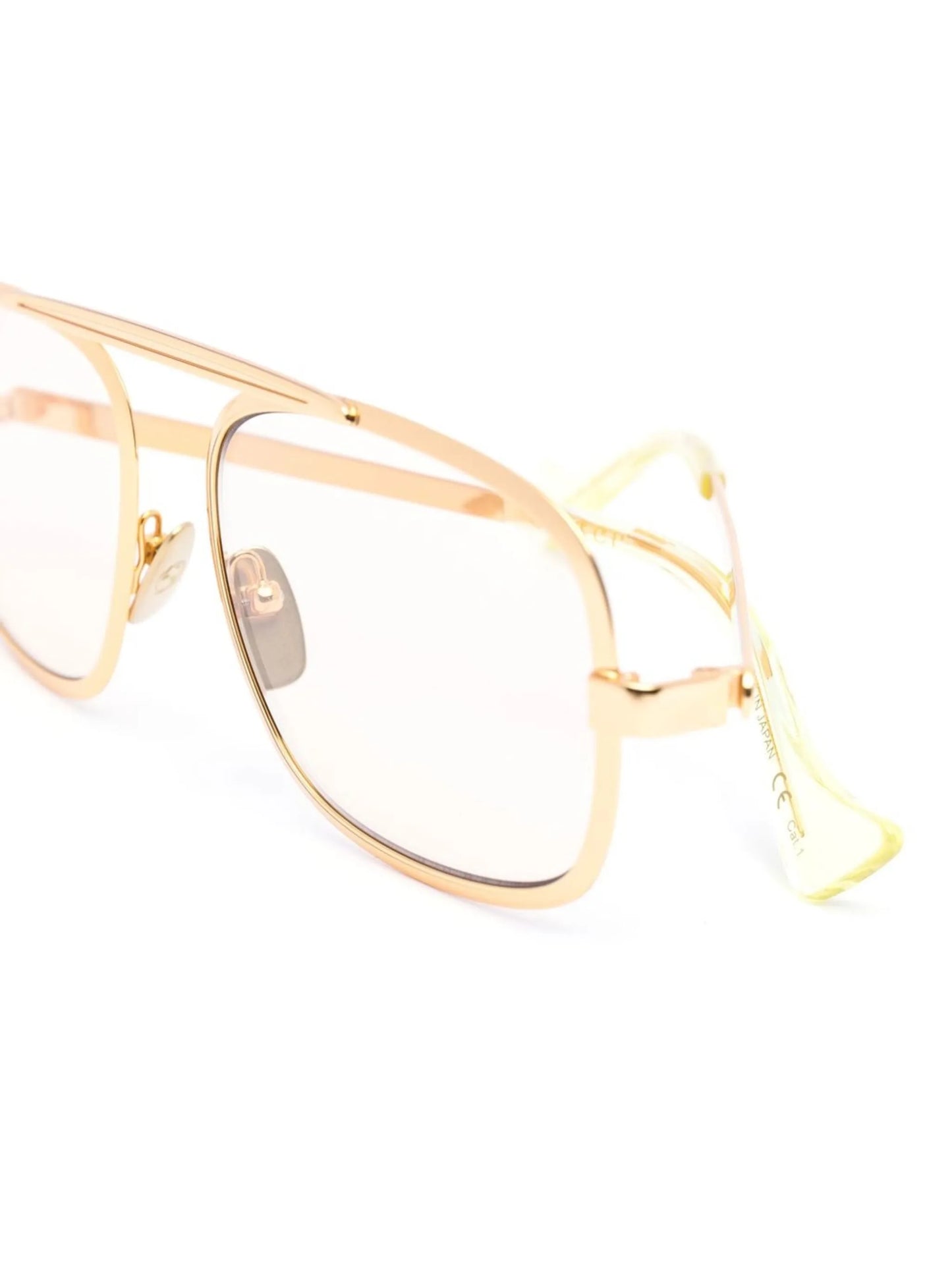 wire pilot-frame glasses