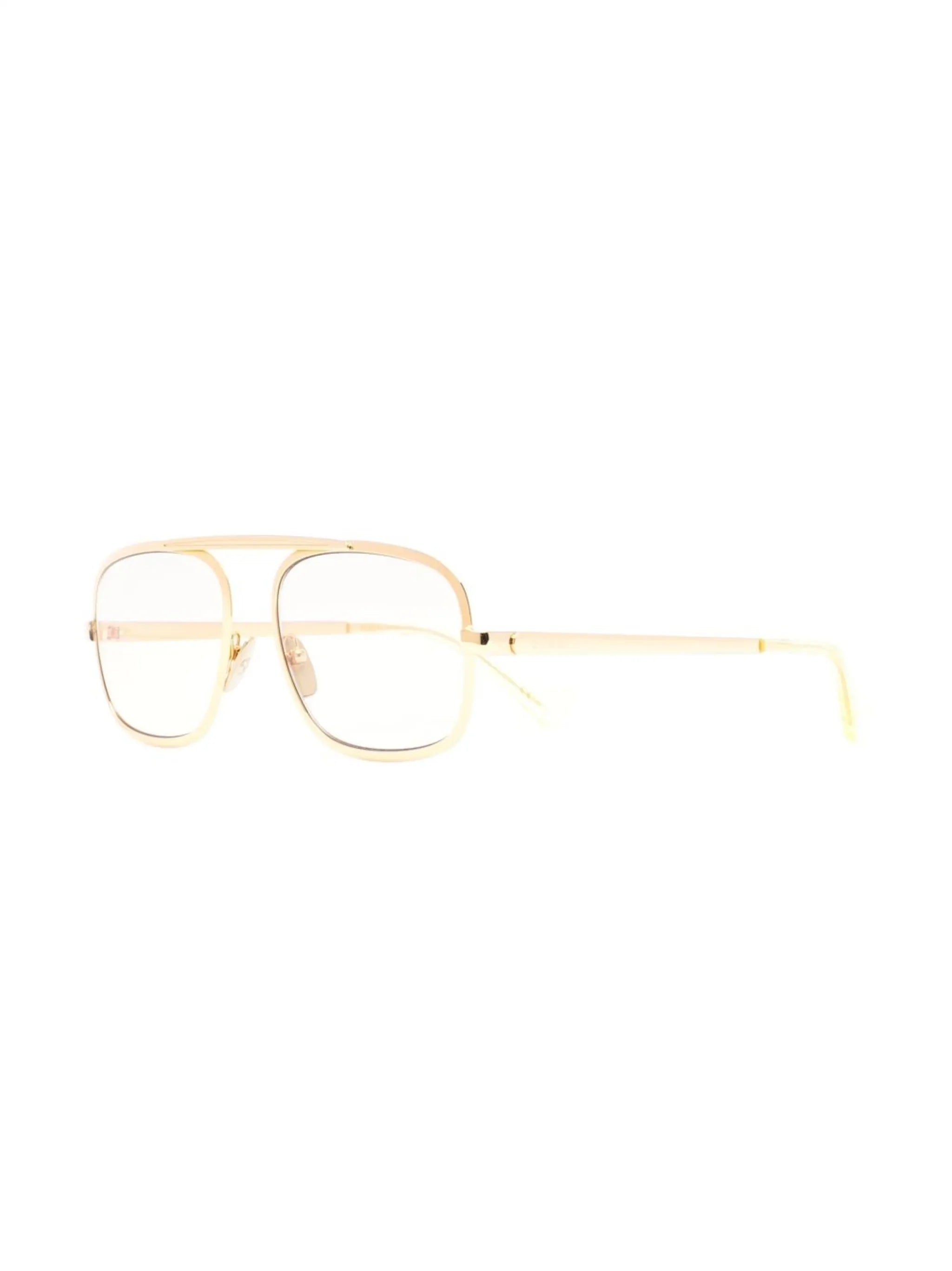 wire pilot-frame glasses