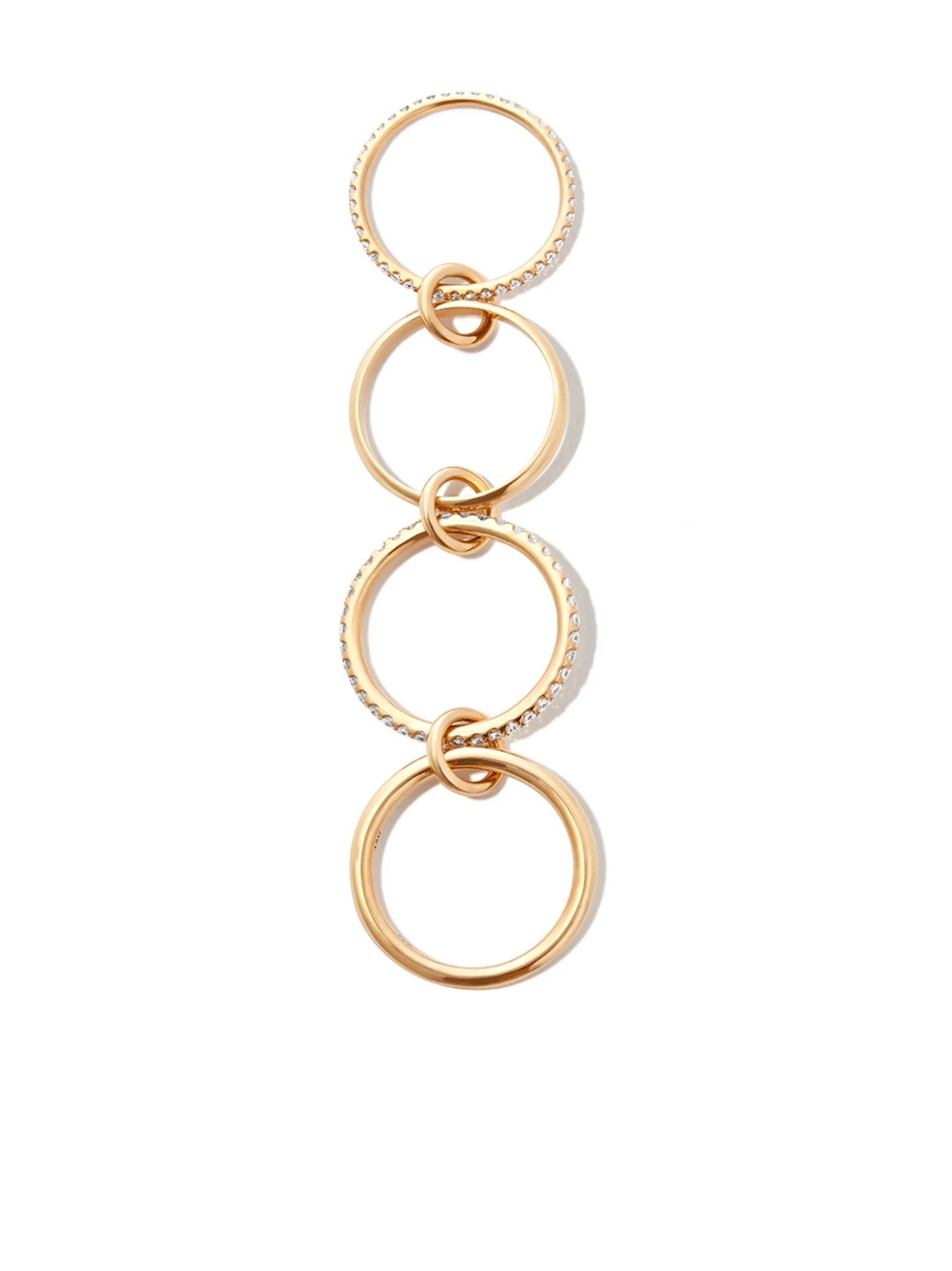 18K yellow gold Polaris diamond ring