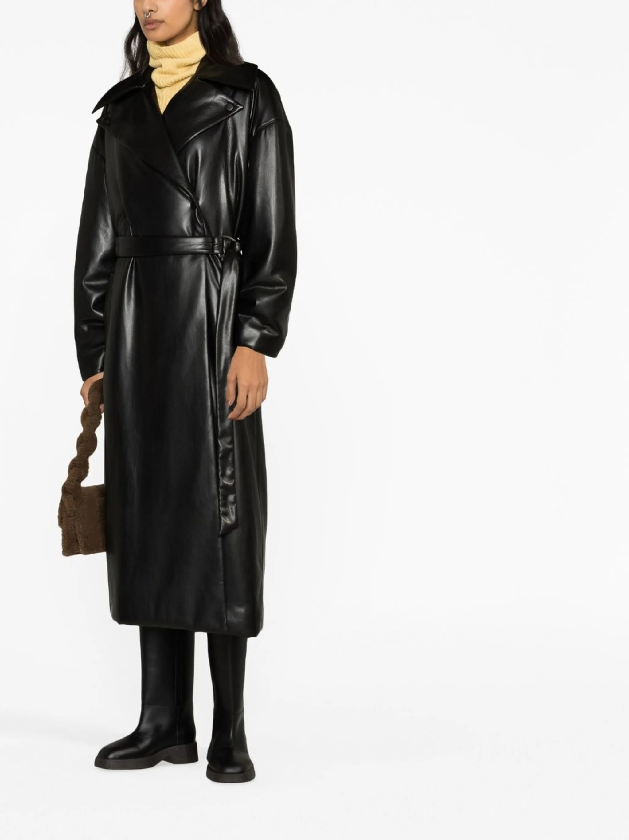 Liano belted trench coat