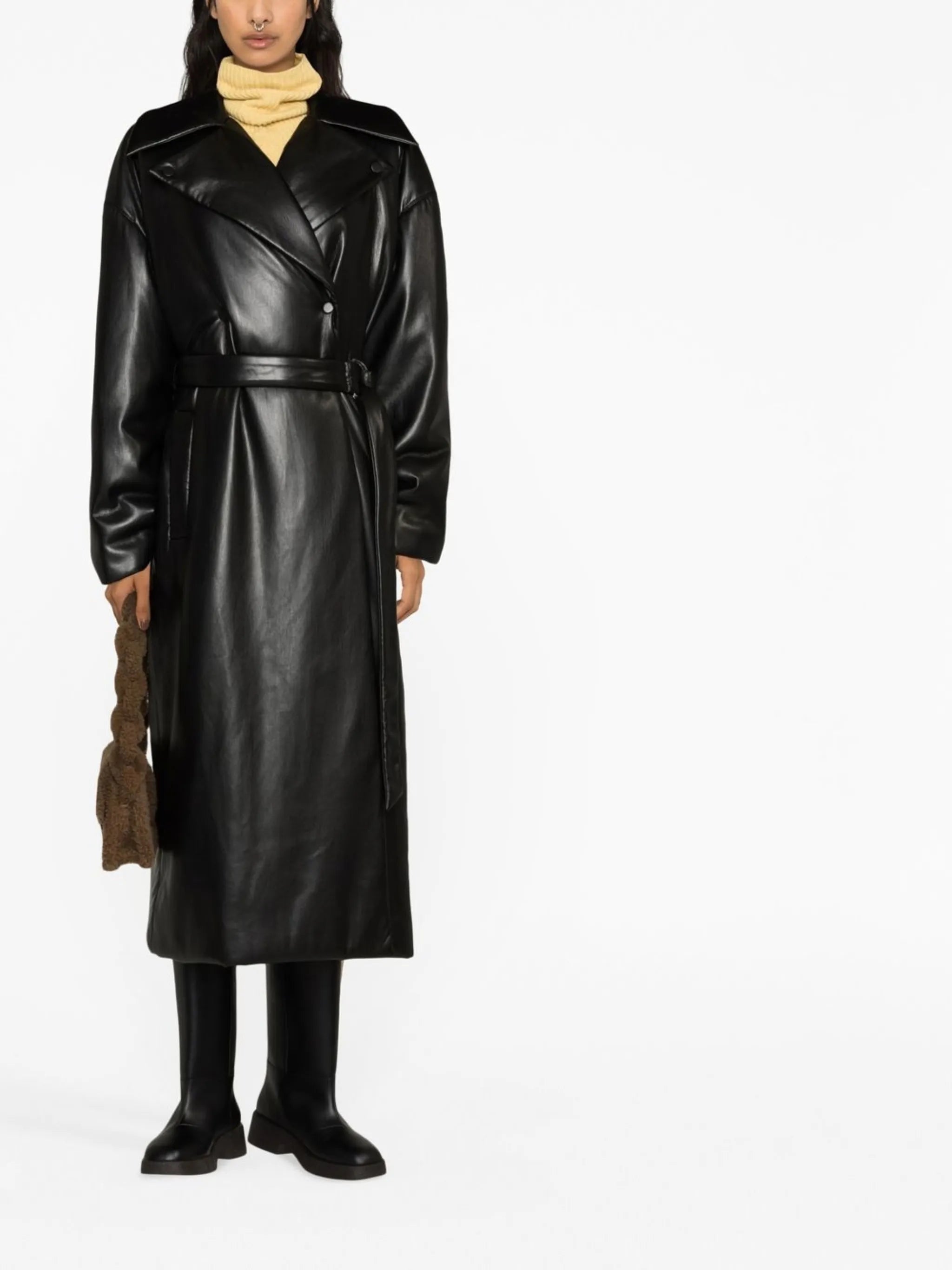Liano belted trench coat