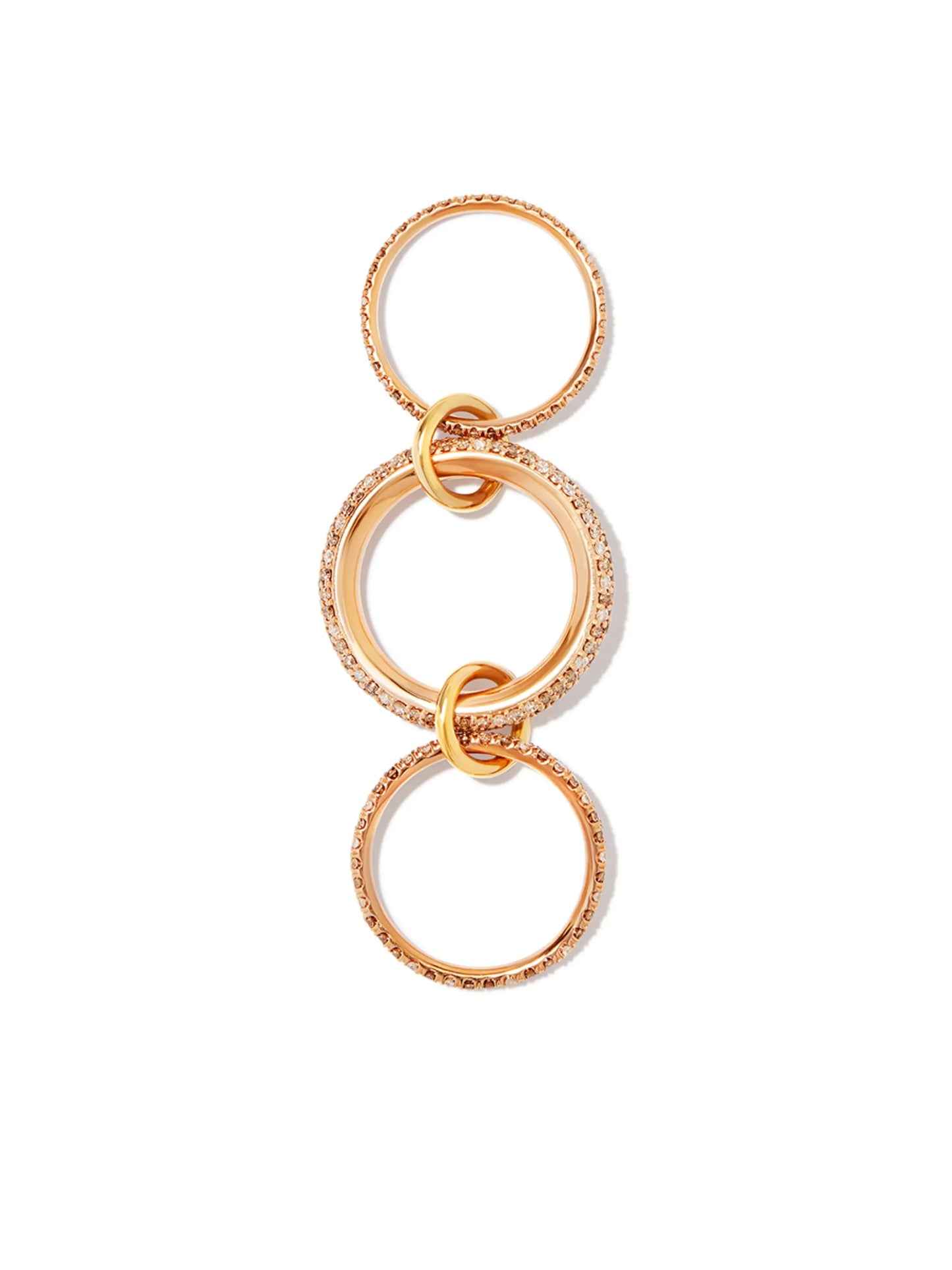 18K rose gold Nova Rose diamond ring