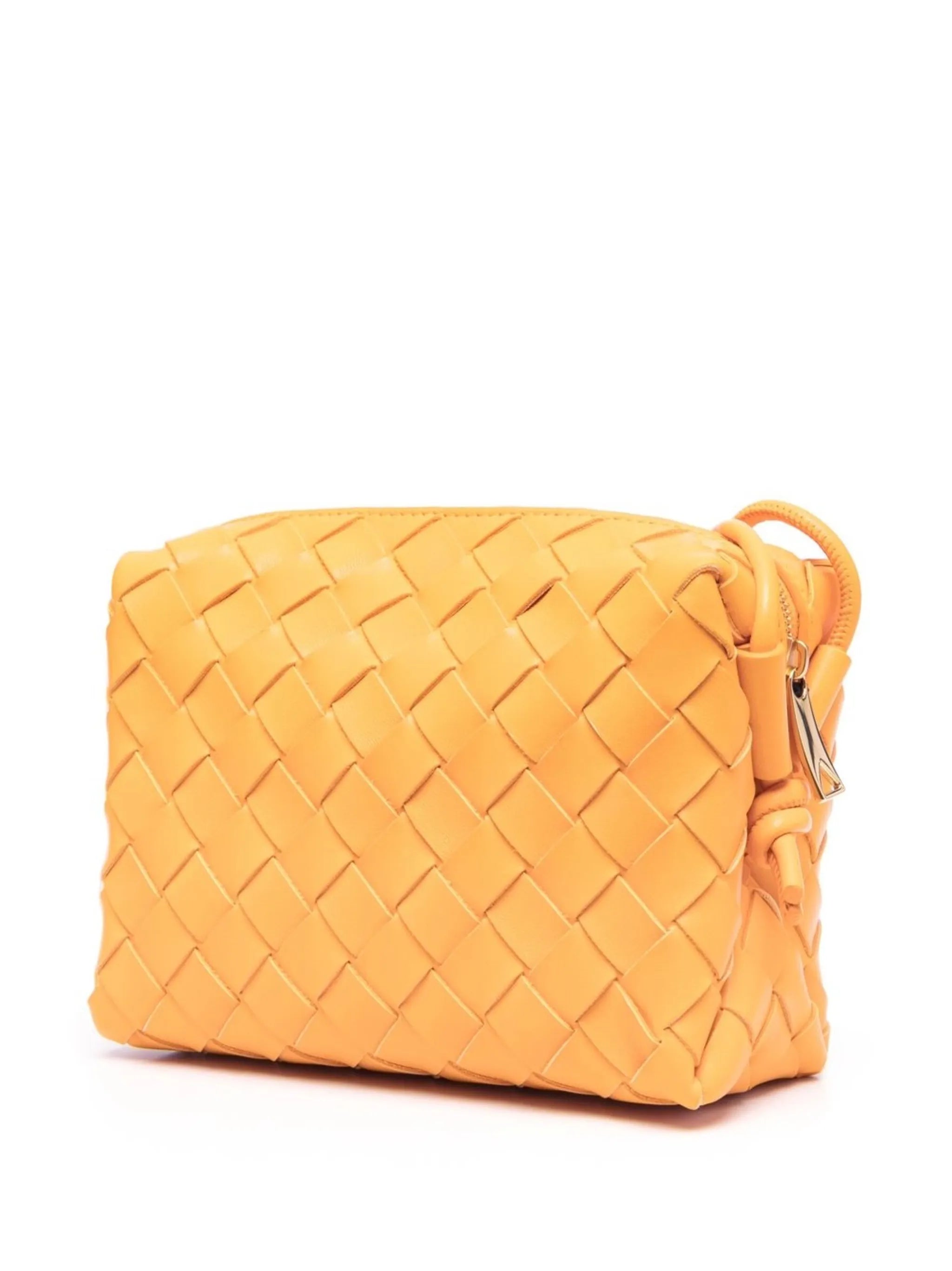 Intrecciato leather crossbody bag