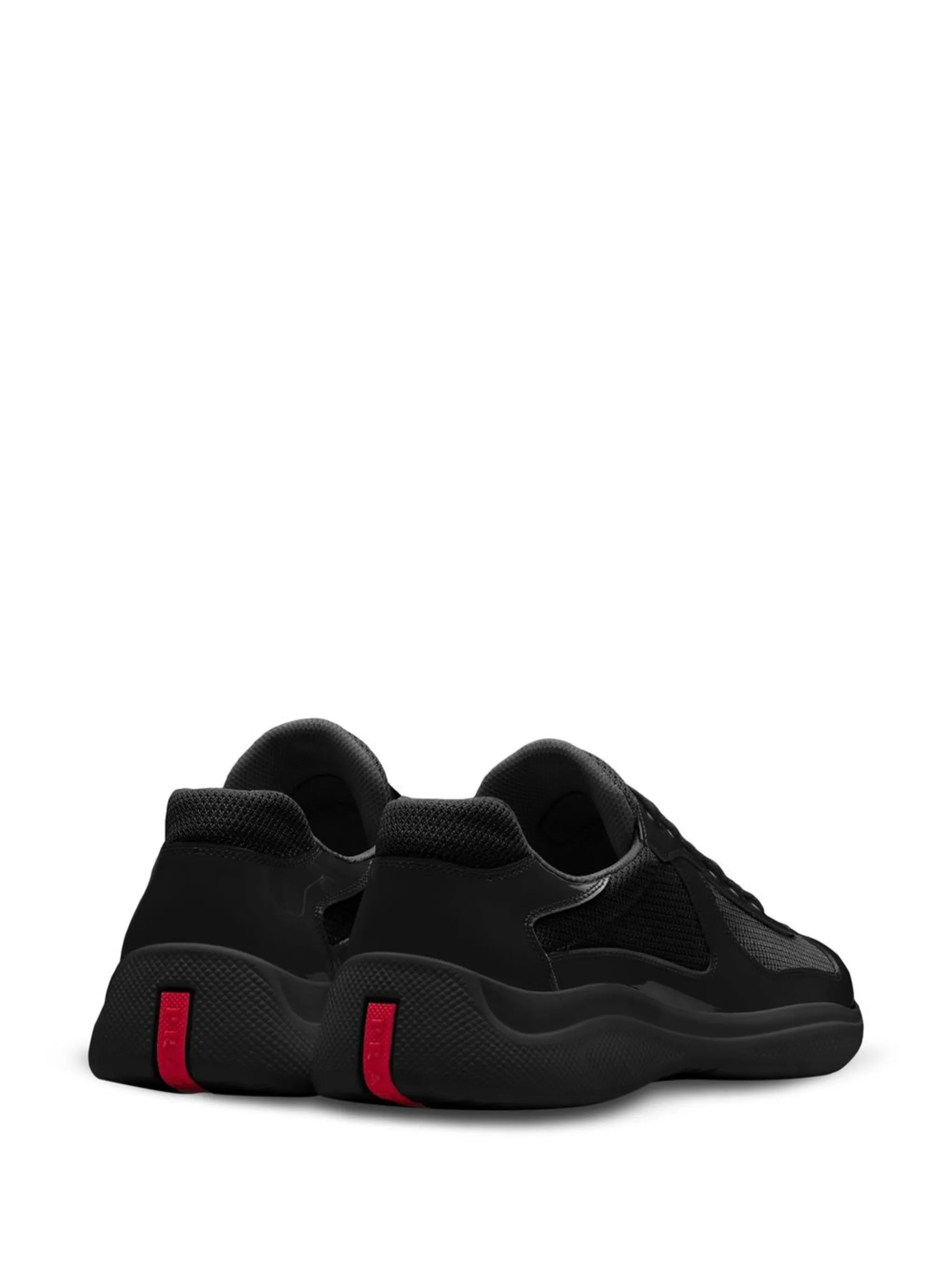 patent-leather and technical fabric America's Cup sneakers