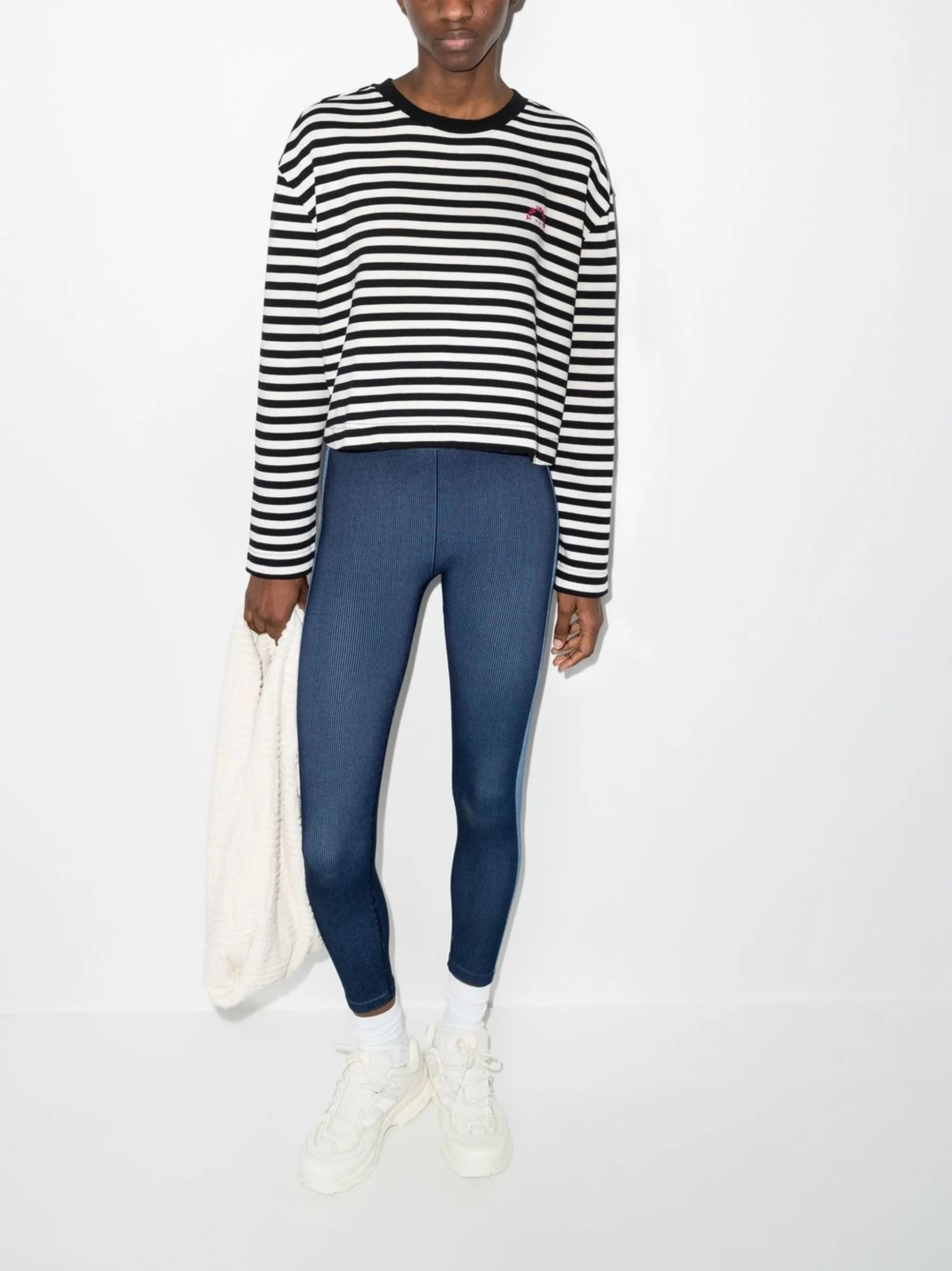 Odelia striped long-sleeved T-shirt