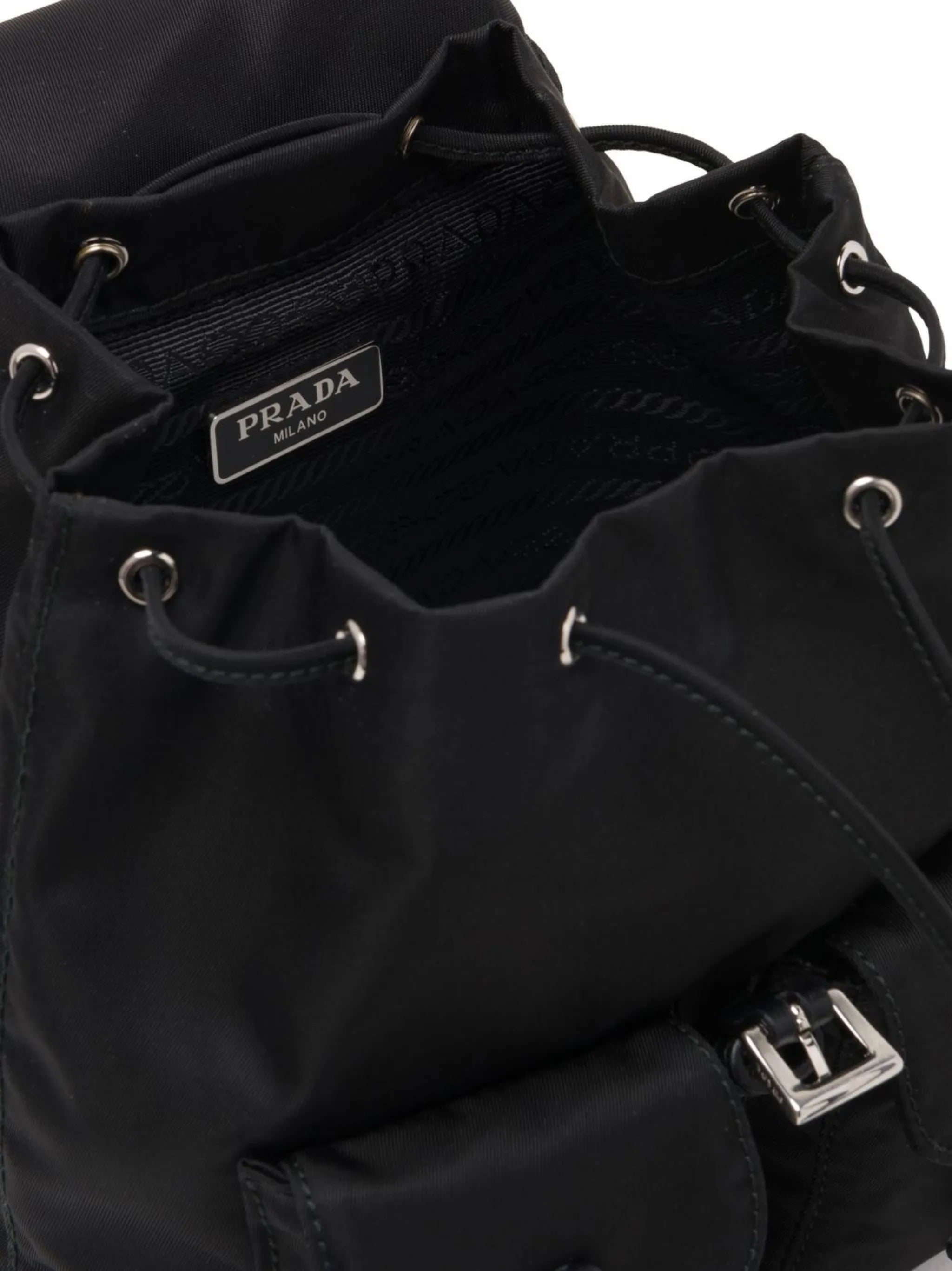 Vela logo-plaque backpack