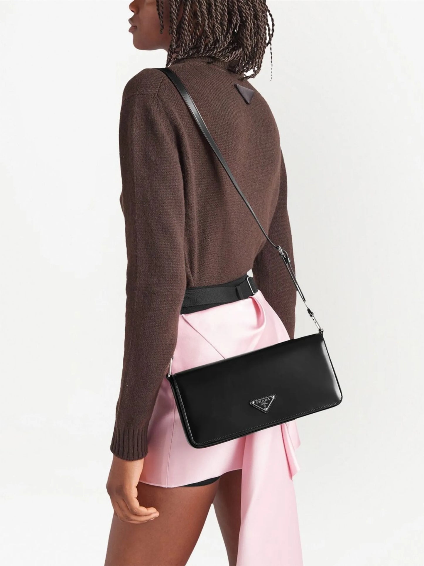 Femme brushed-leather shoulder bag