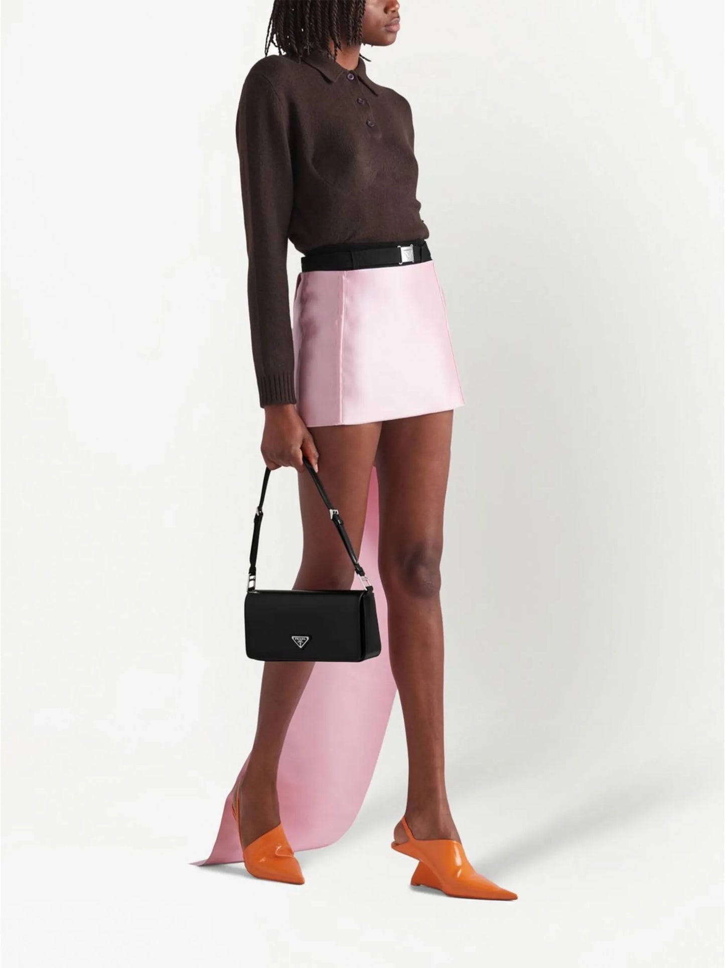 Femme brushed-leather shoulder bag