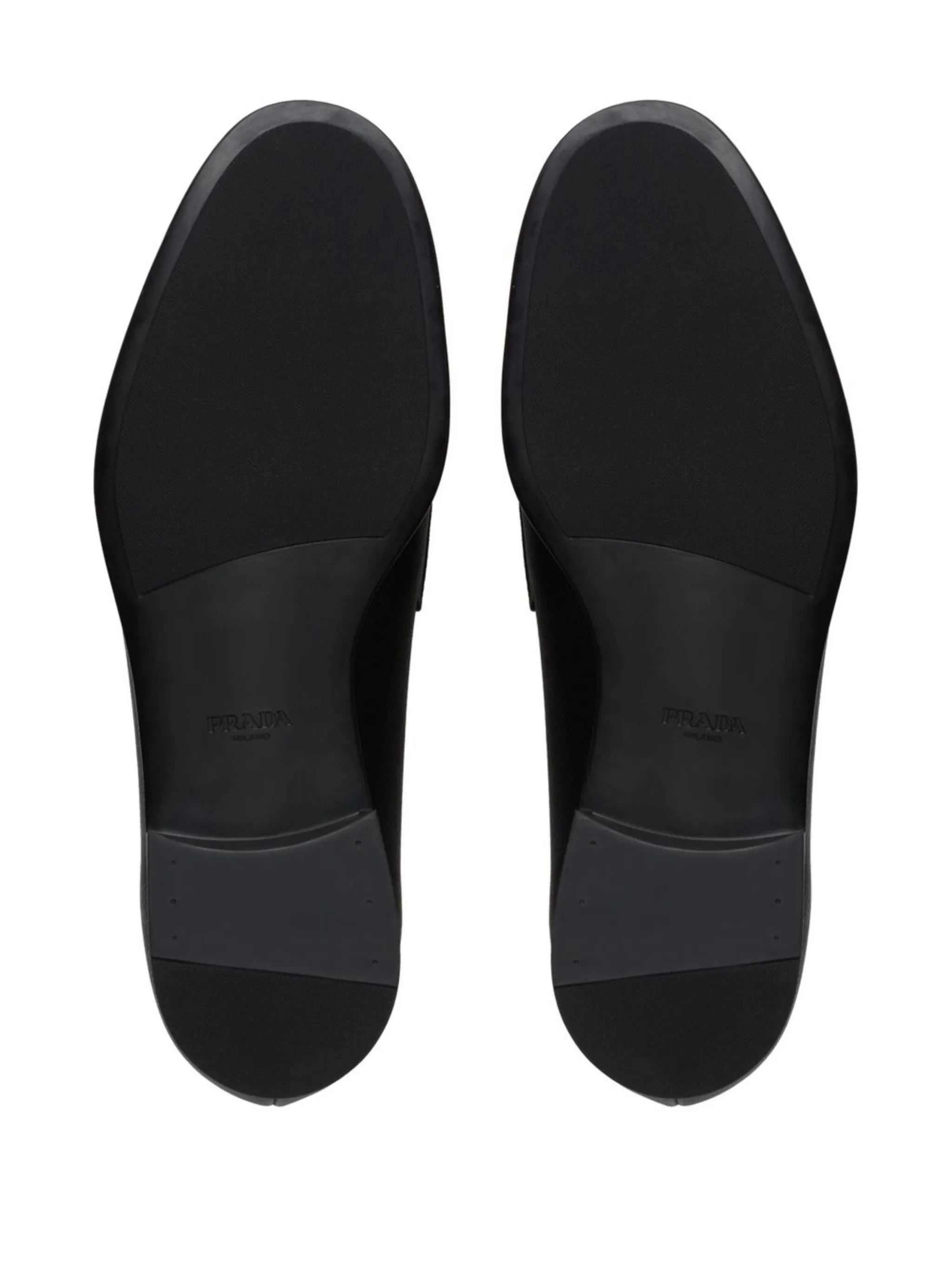 triangle logo loafers