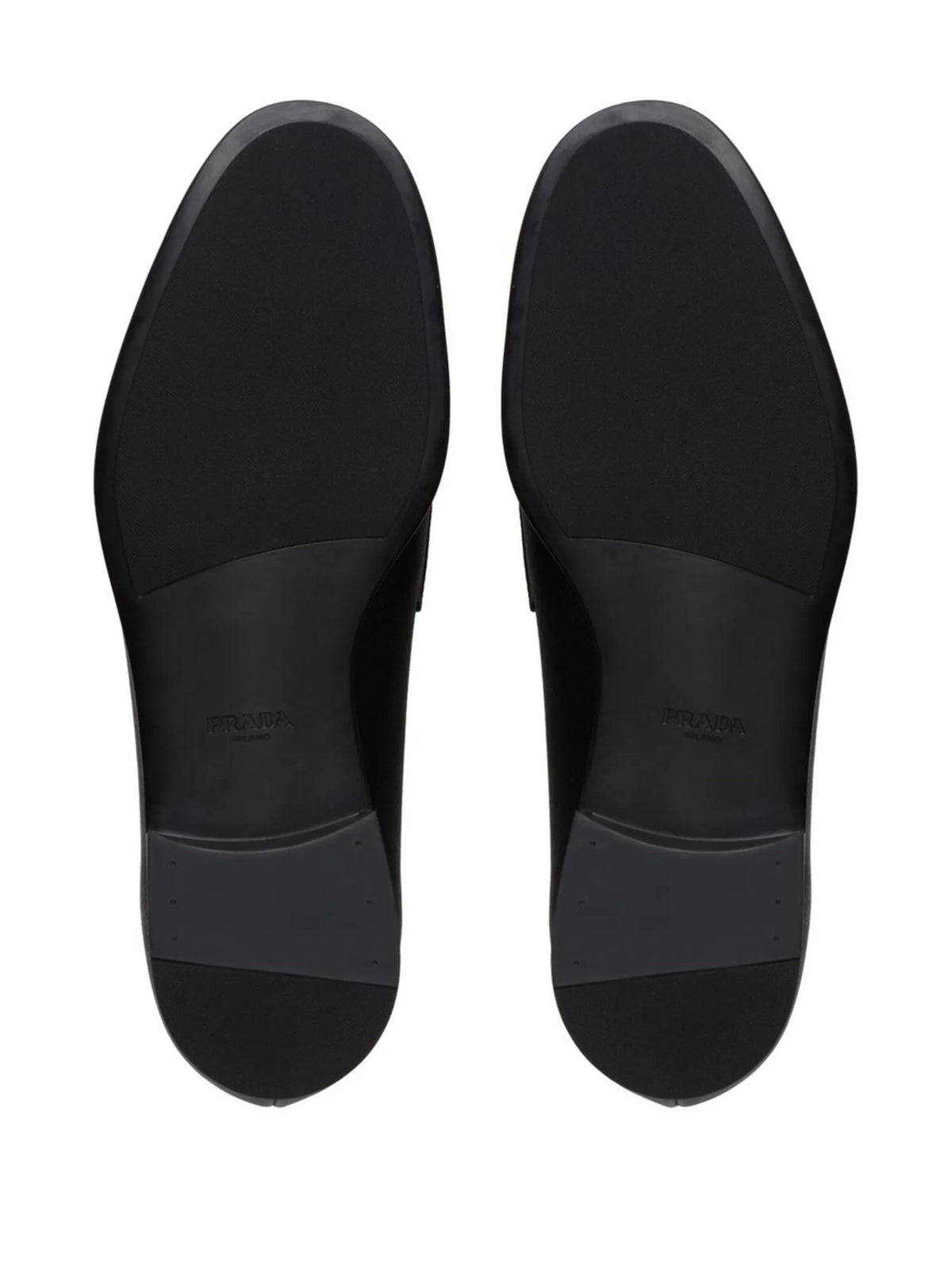 triangle logo loafers