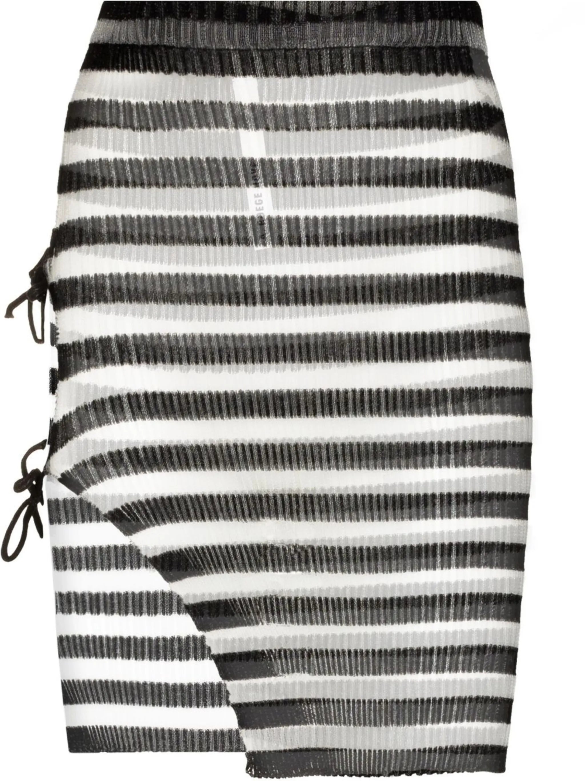 Ivy sheer striped miniskirt