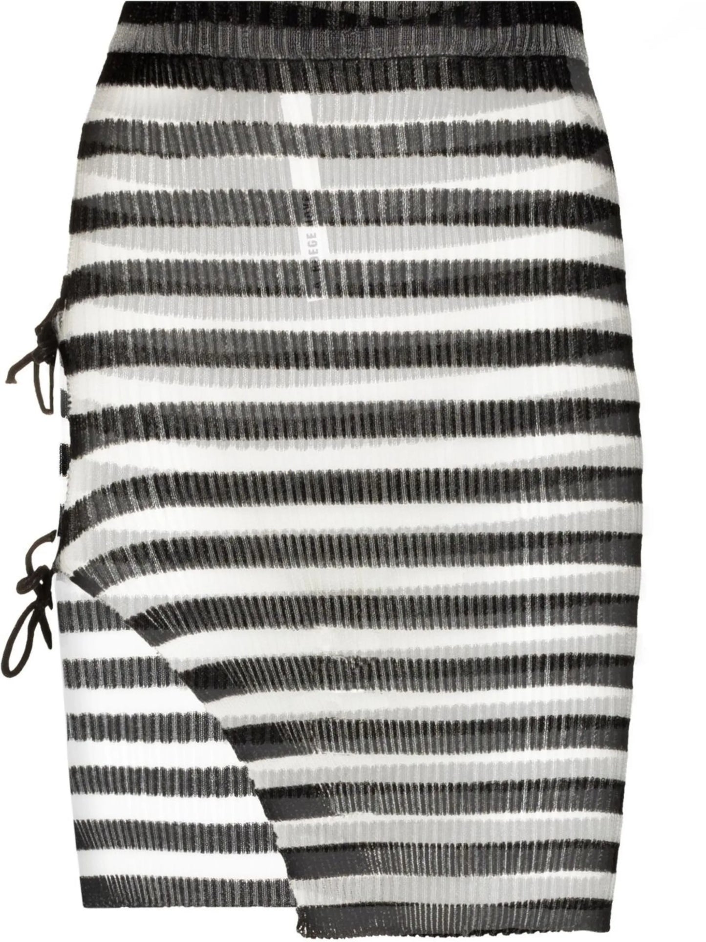 Ivy sheer striped miniskirt
