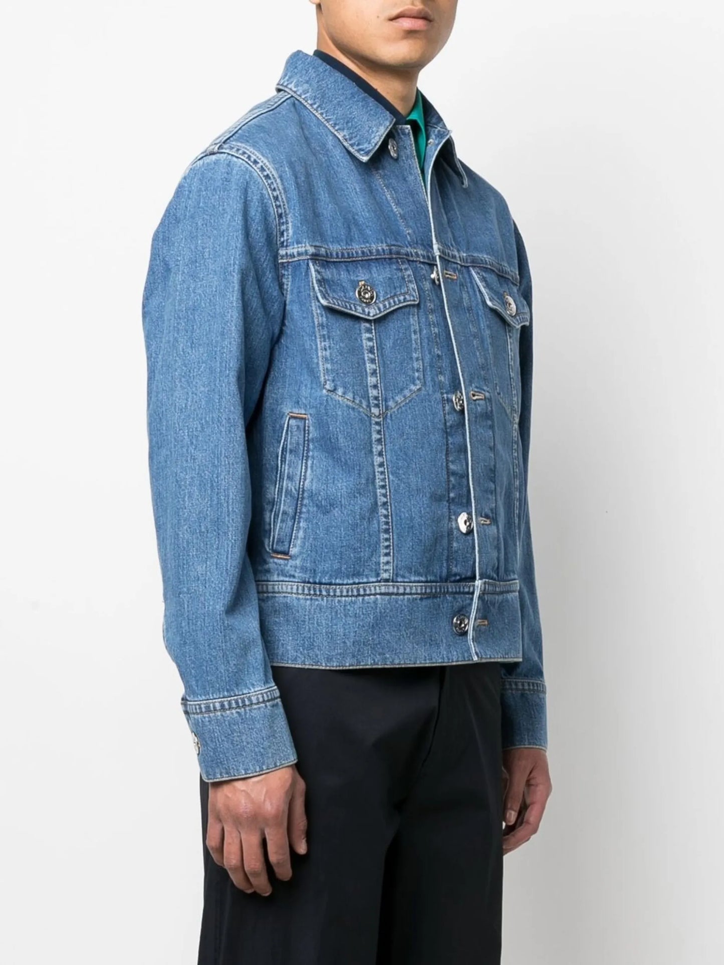 light wash denim jacket