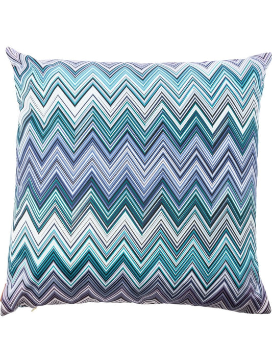 Jarris zigzag-print cushion