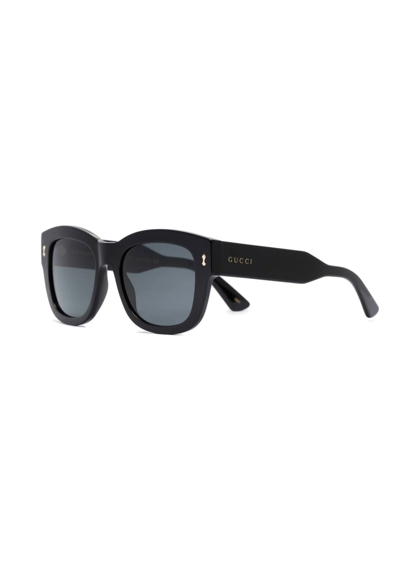 logo-print rectangle frame sunglasses