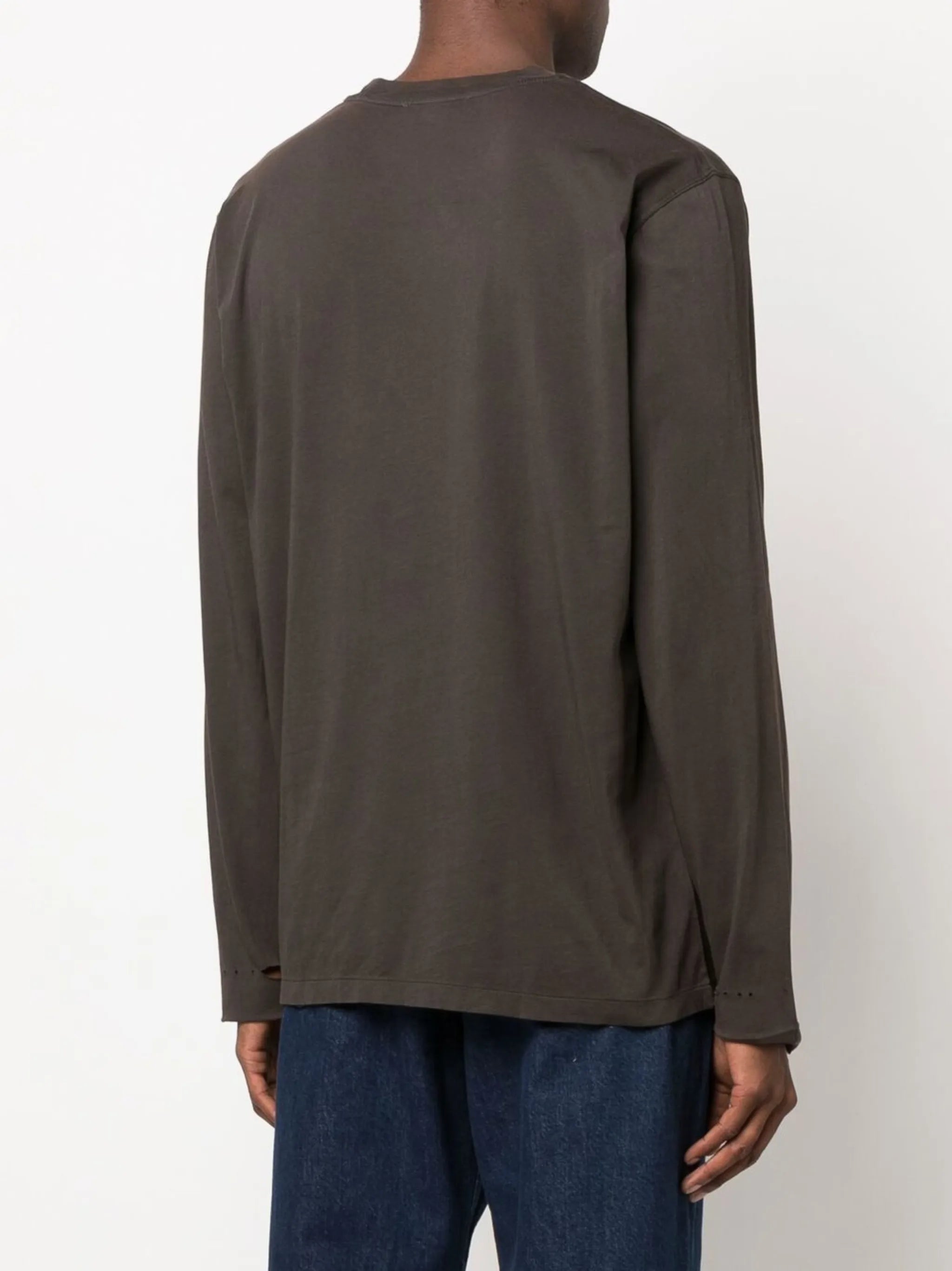 crew neck long-sleeved T-shirt