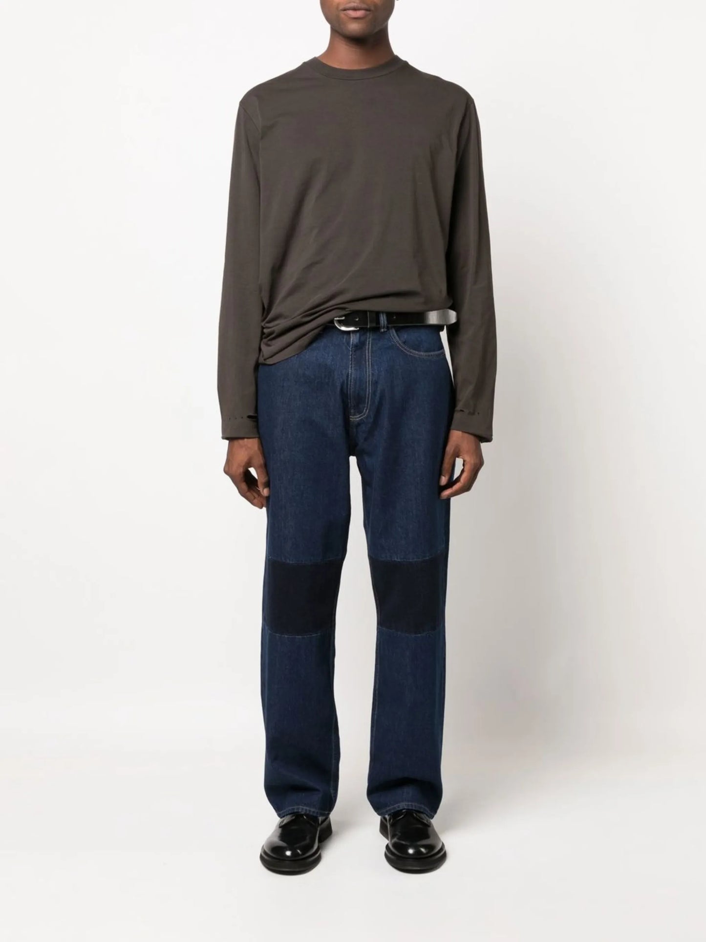 crew neck long-sleeved T-shirt