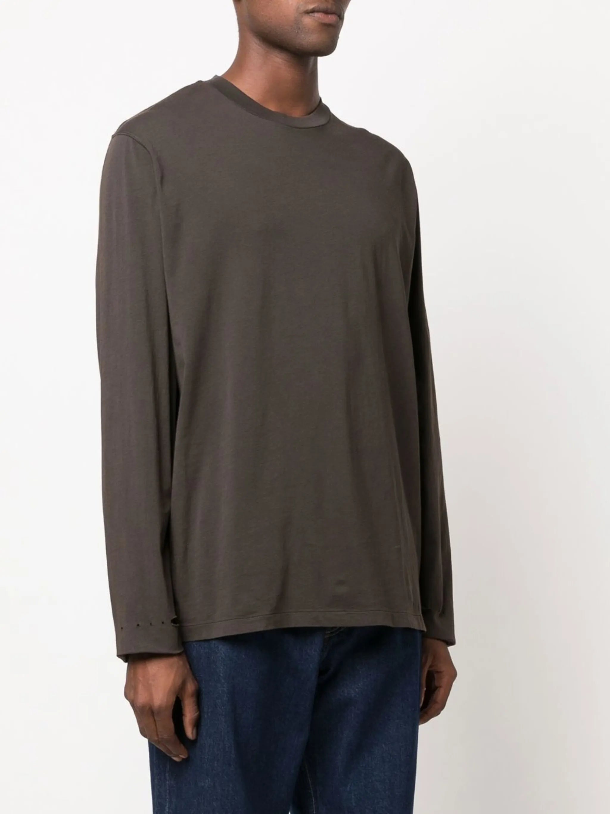 crew neck long-sleeved T-shirt