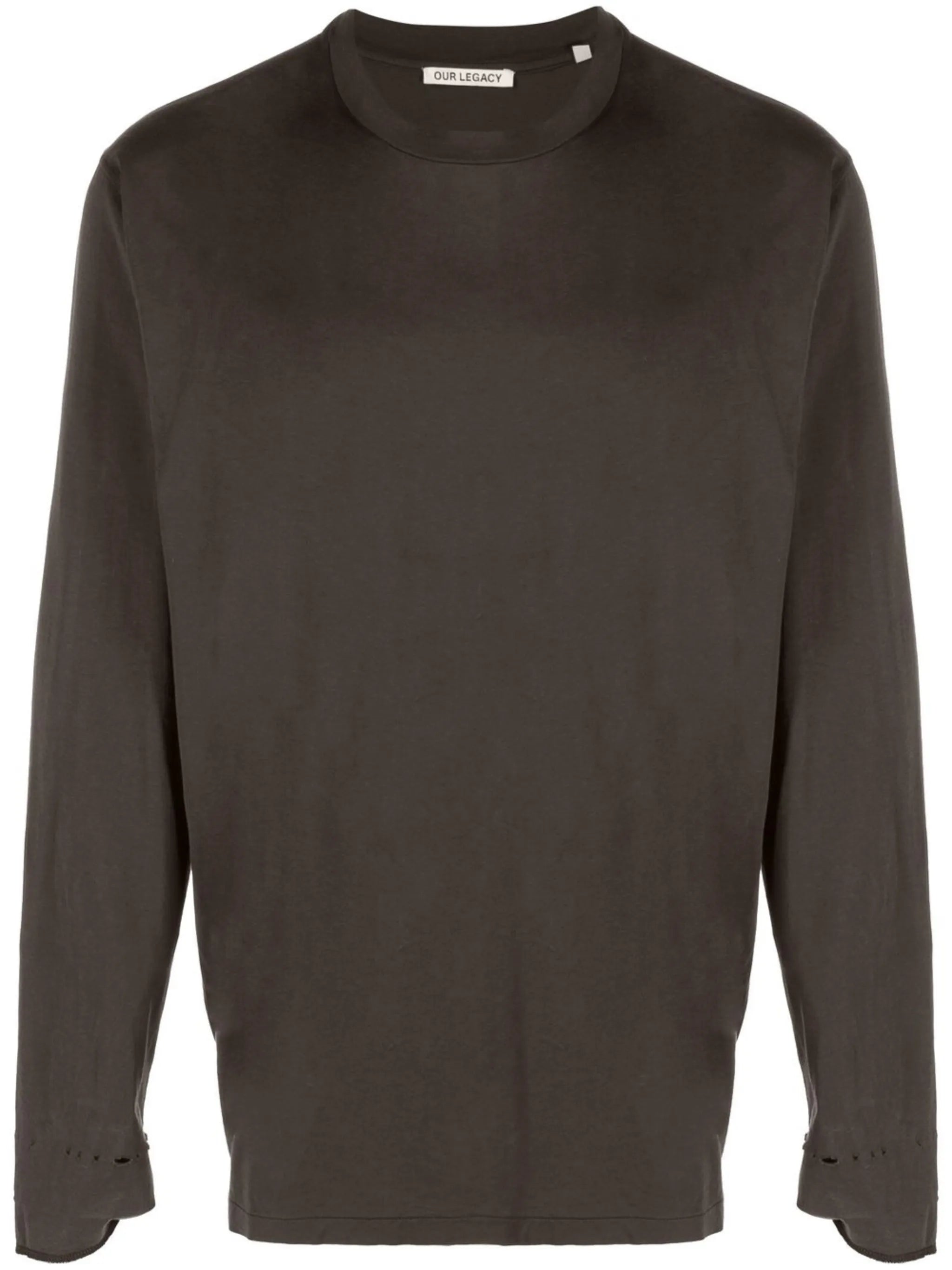 crew neck long-sleeved T-shirt