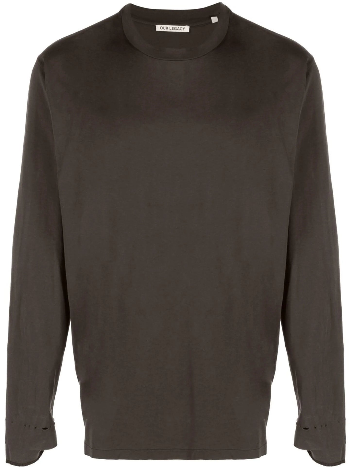 crew neck long-sleeved T-shirt