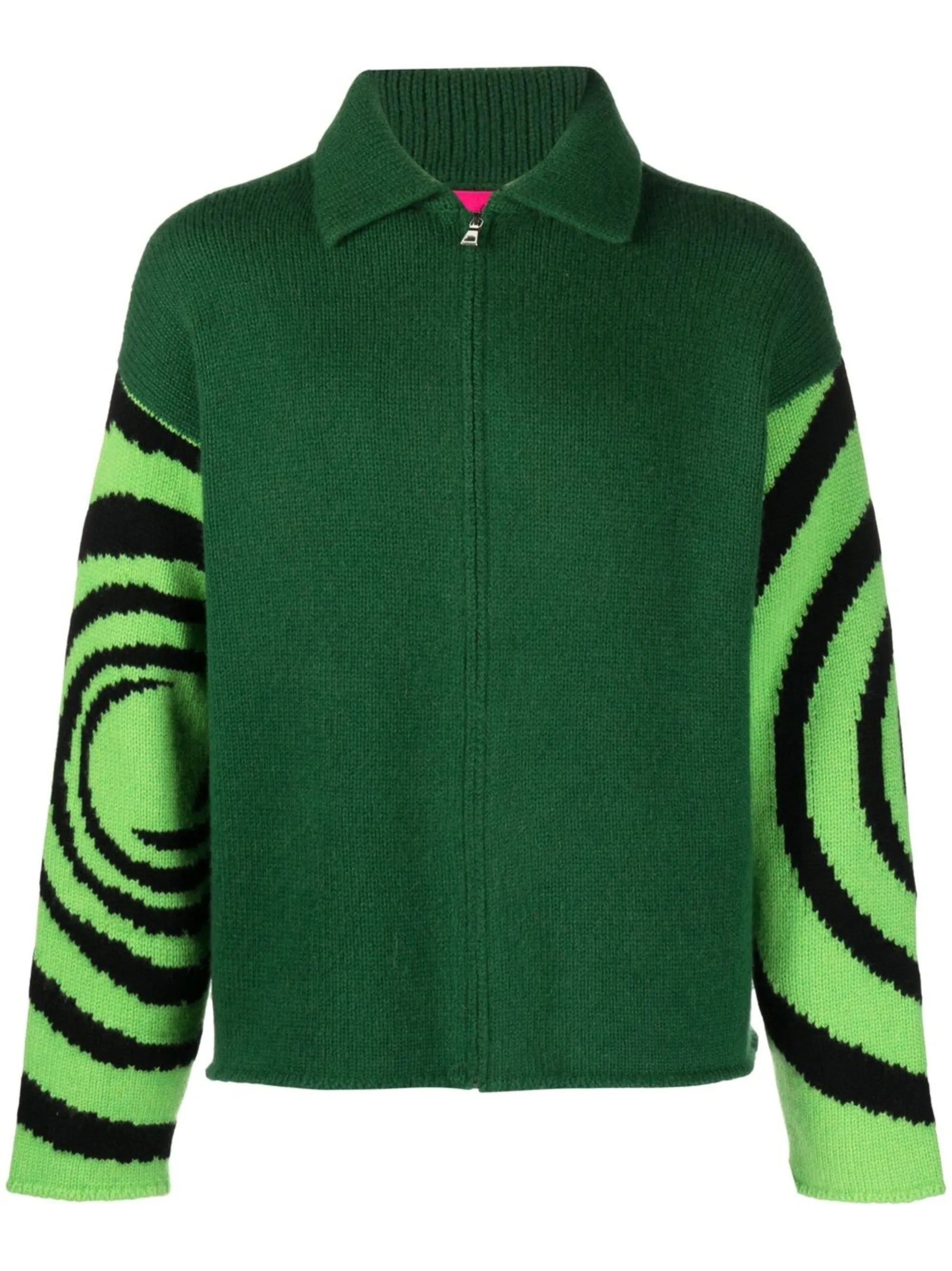 Natural Mistic zip-up cardigan