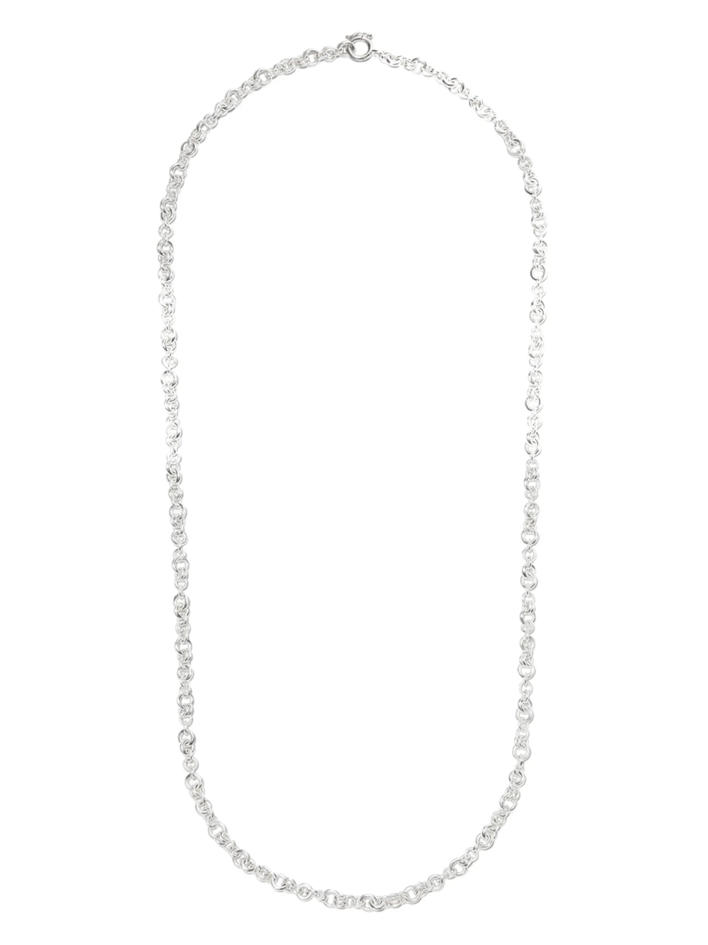sterling silver rolo-chain necklace