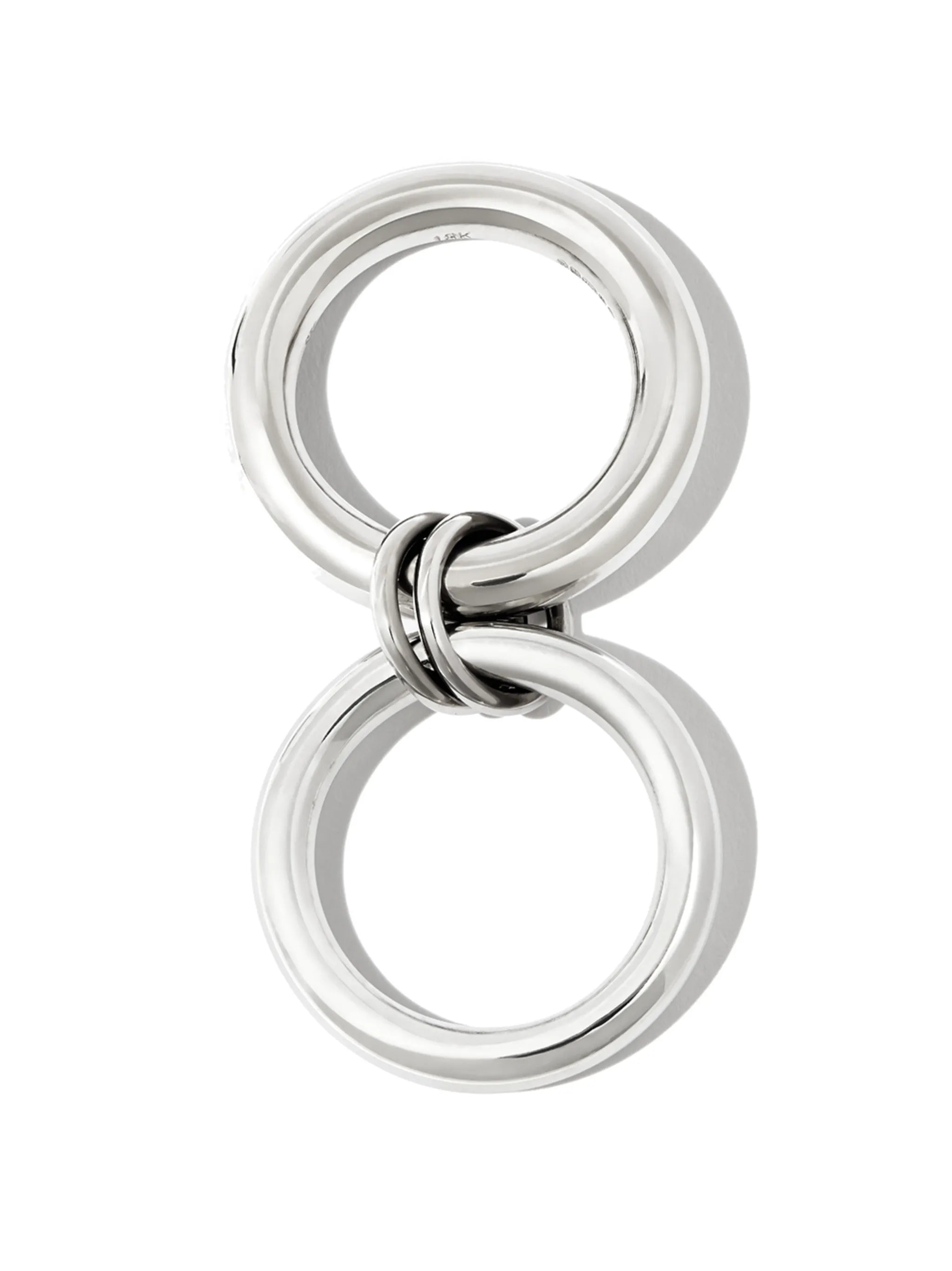 platinum and 18kt black gold Connect ring