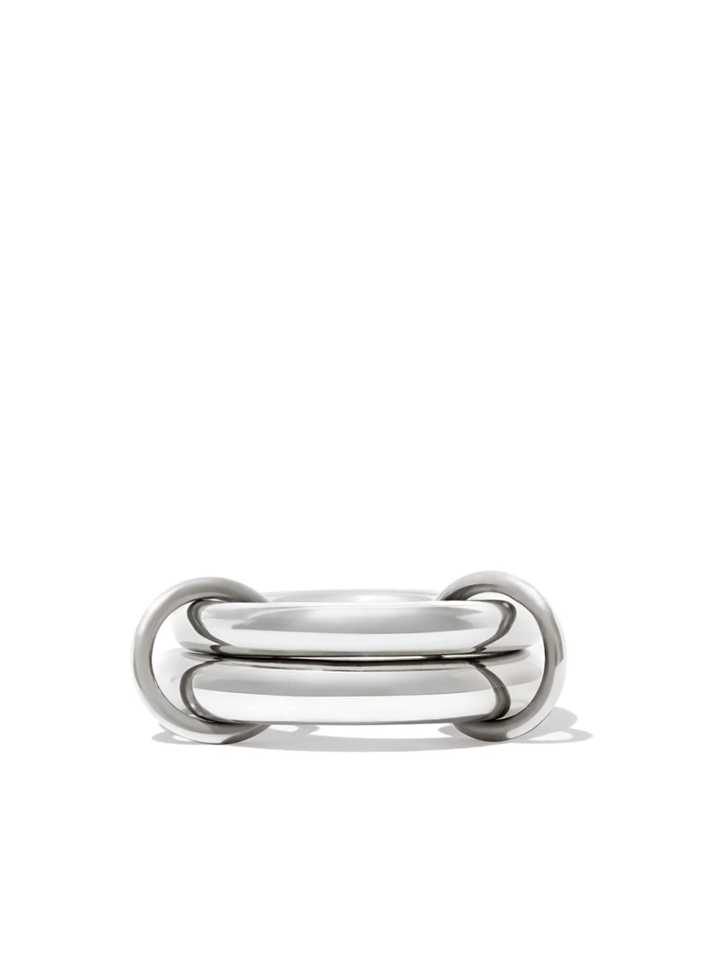 platinum and 18kt black gold Connect ring