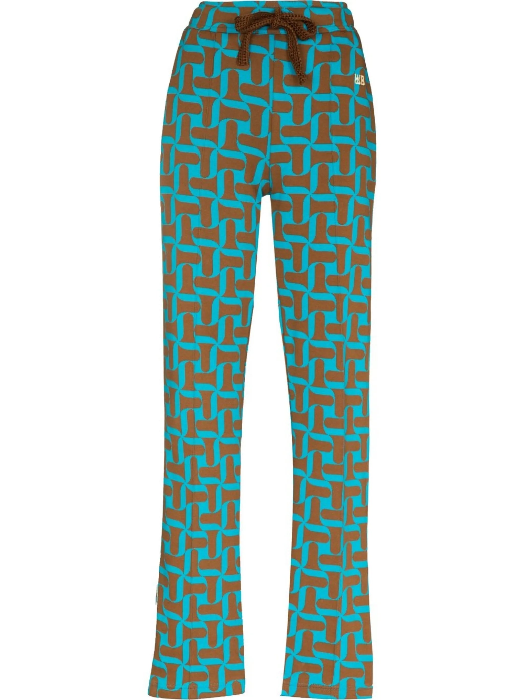 Symphony abstract-print track pants