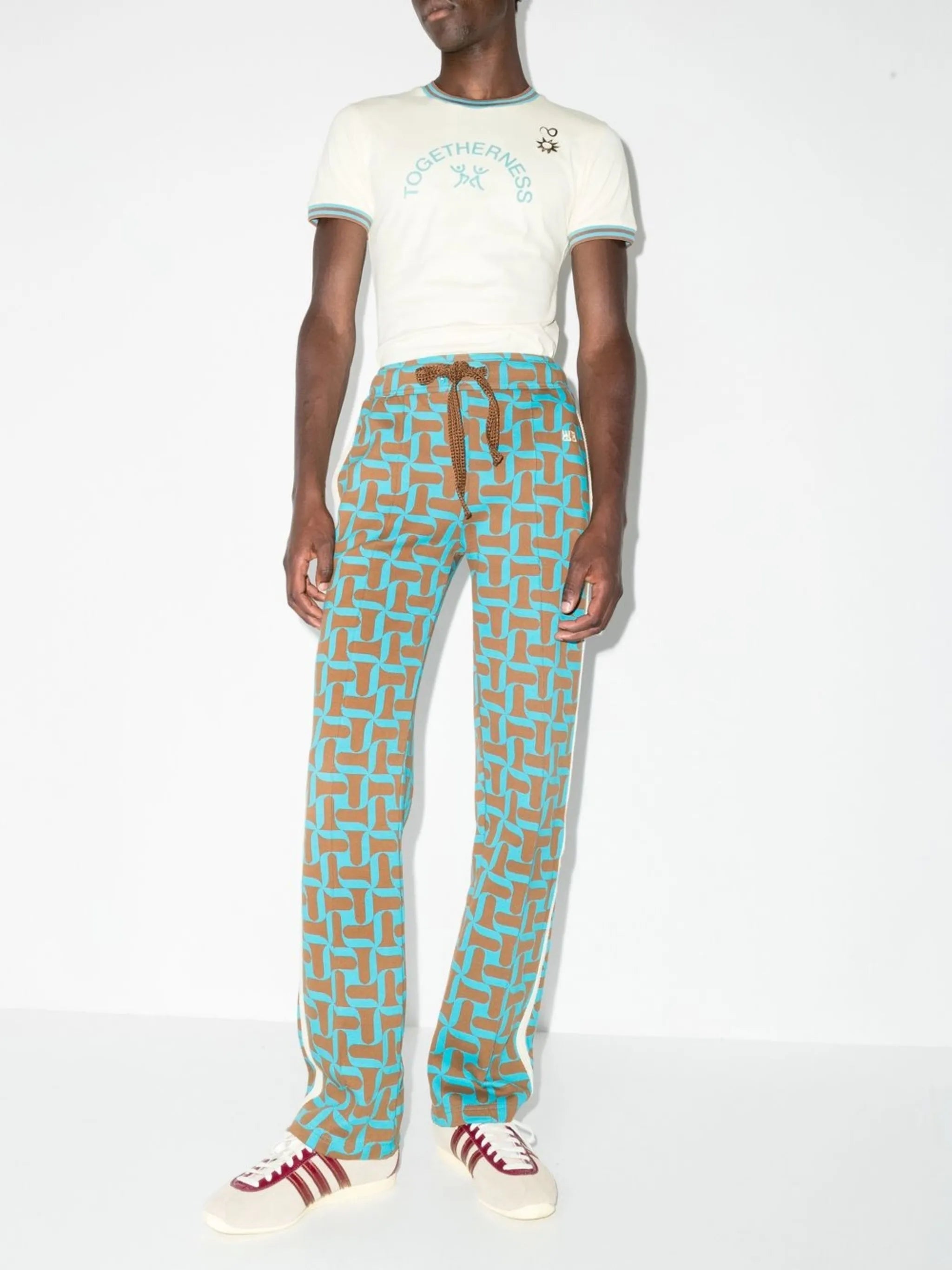 Symphony abstract-print track pants