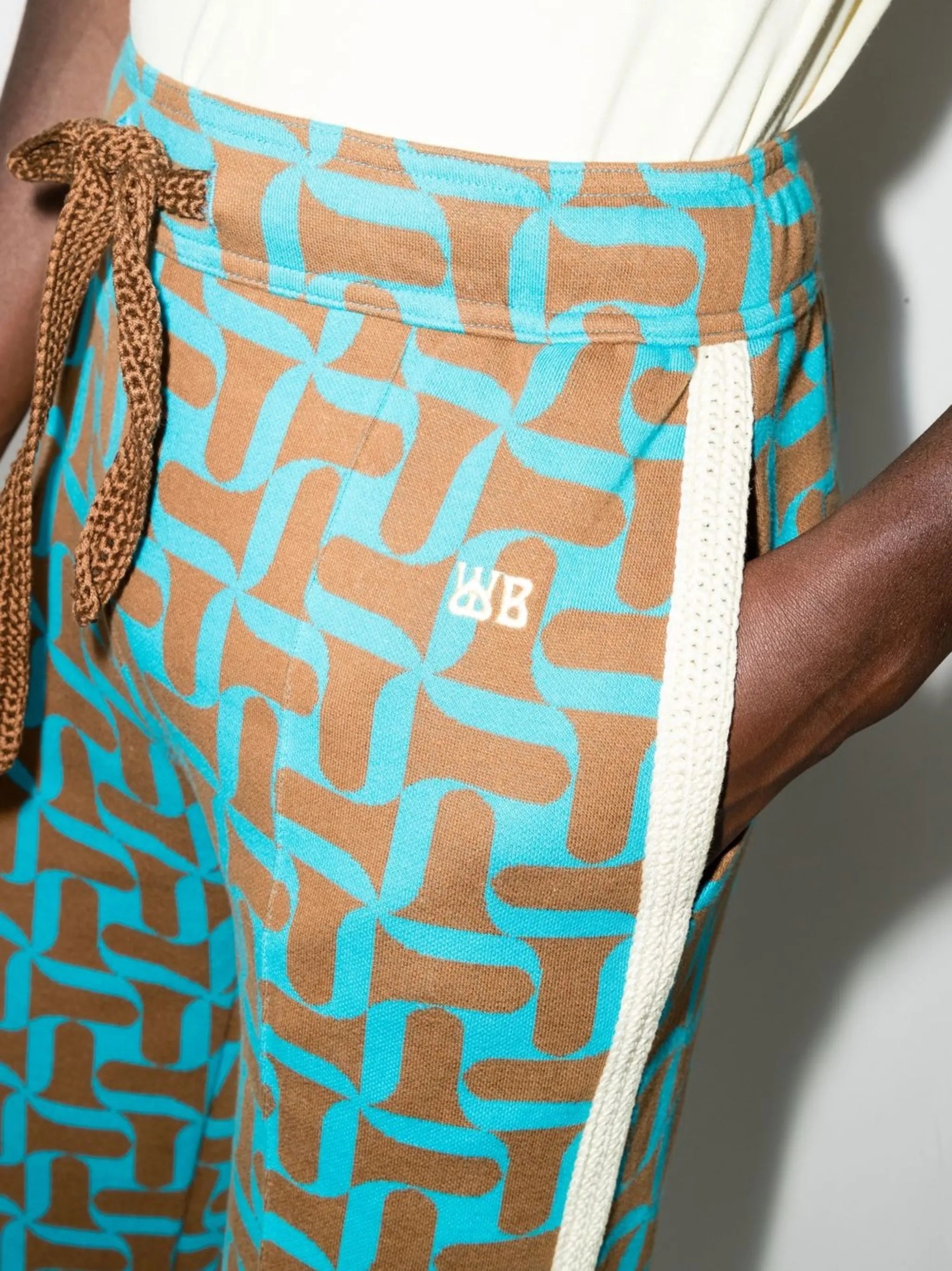 Symphony abstract-print track pants