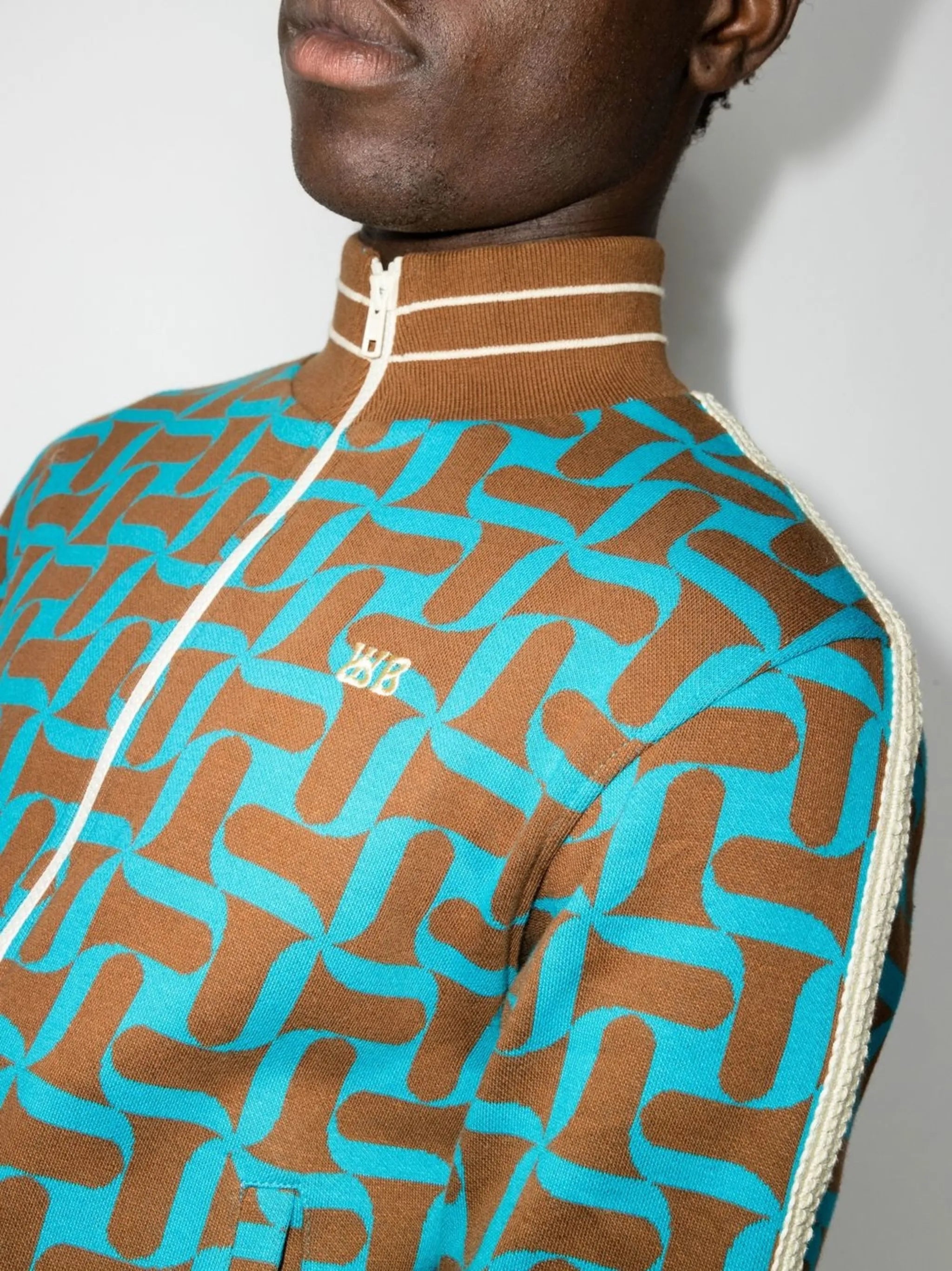 Symphony abstract-print track jacket