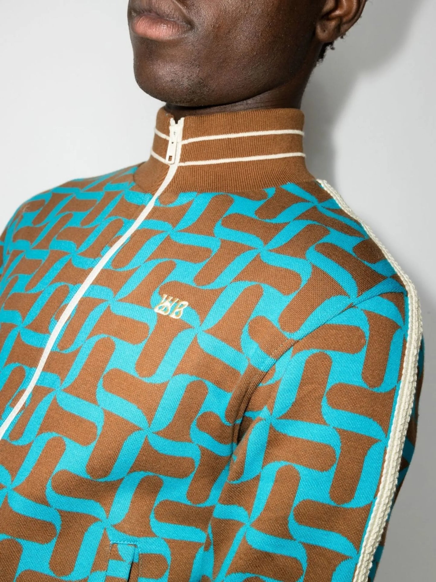 Symphony abstract-print track jacket