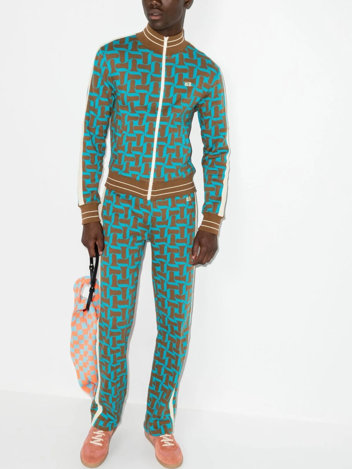 Symphony abstract-print track jacket