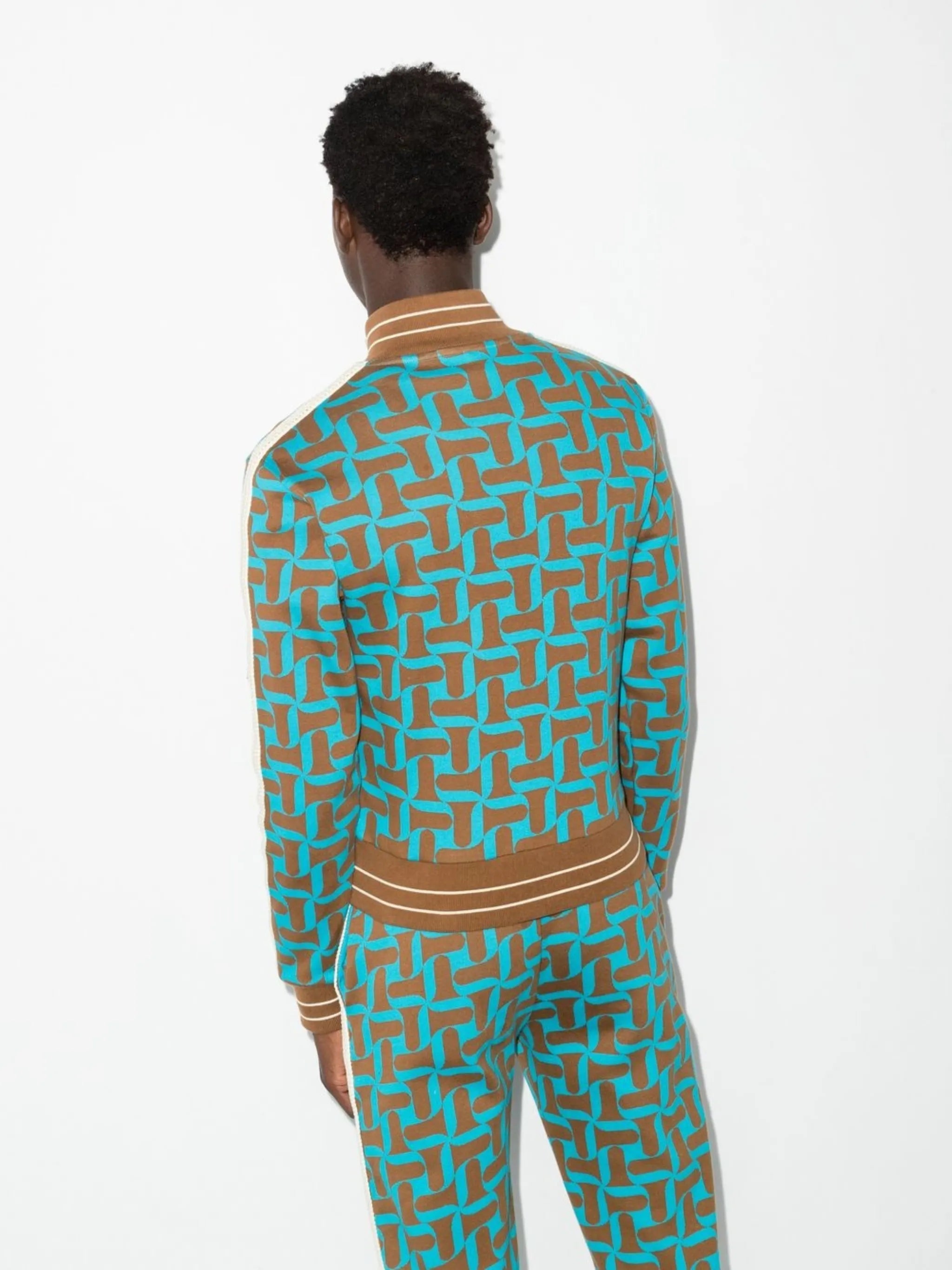 Symphony abstract-print track jacket