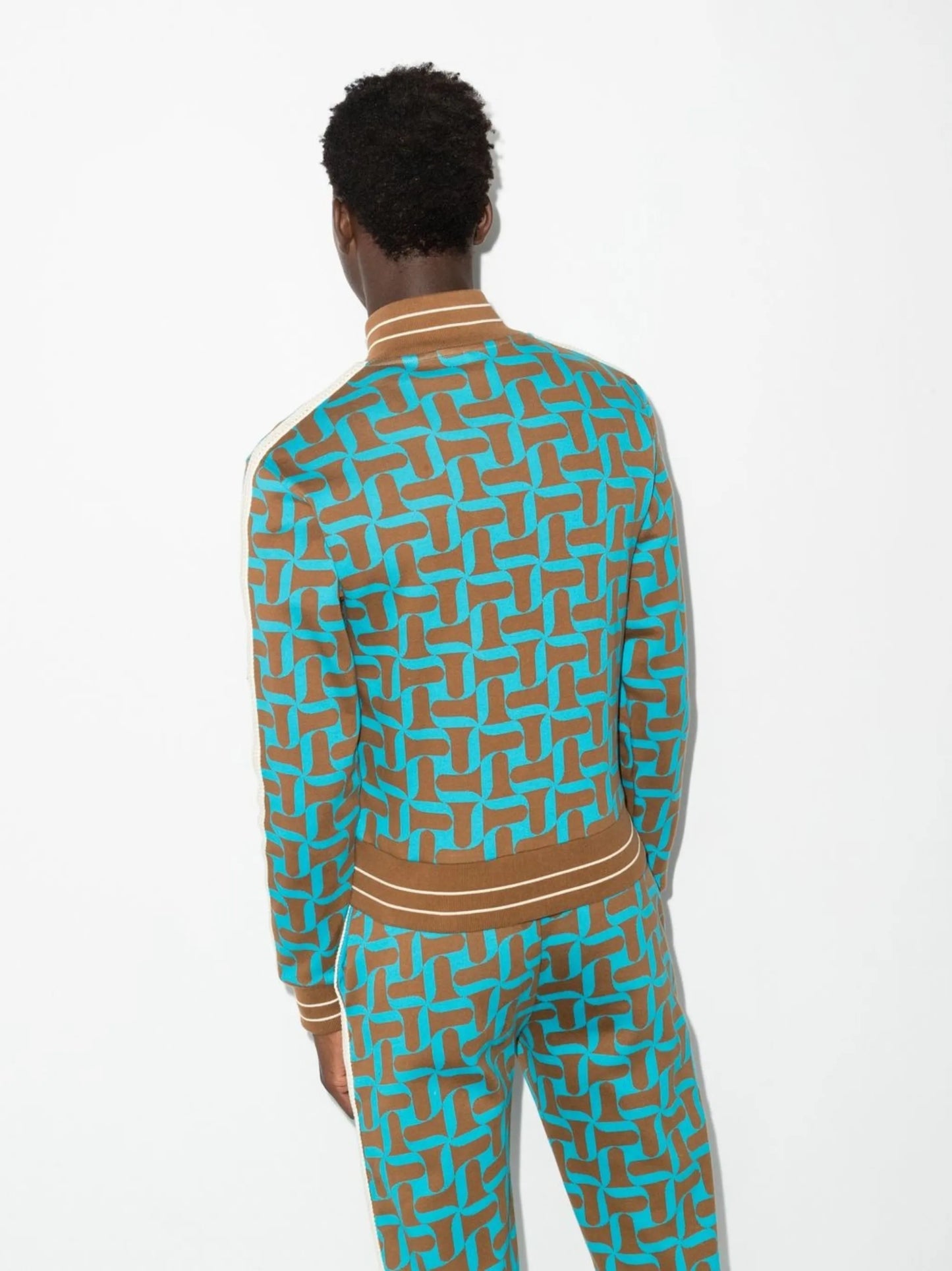 Symphony abstract-print track jacket
